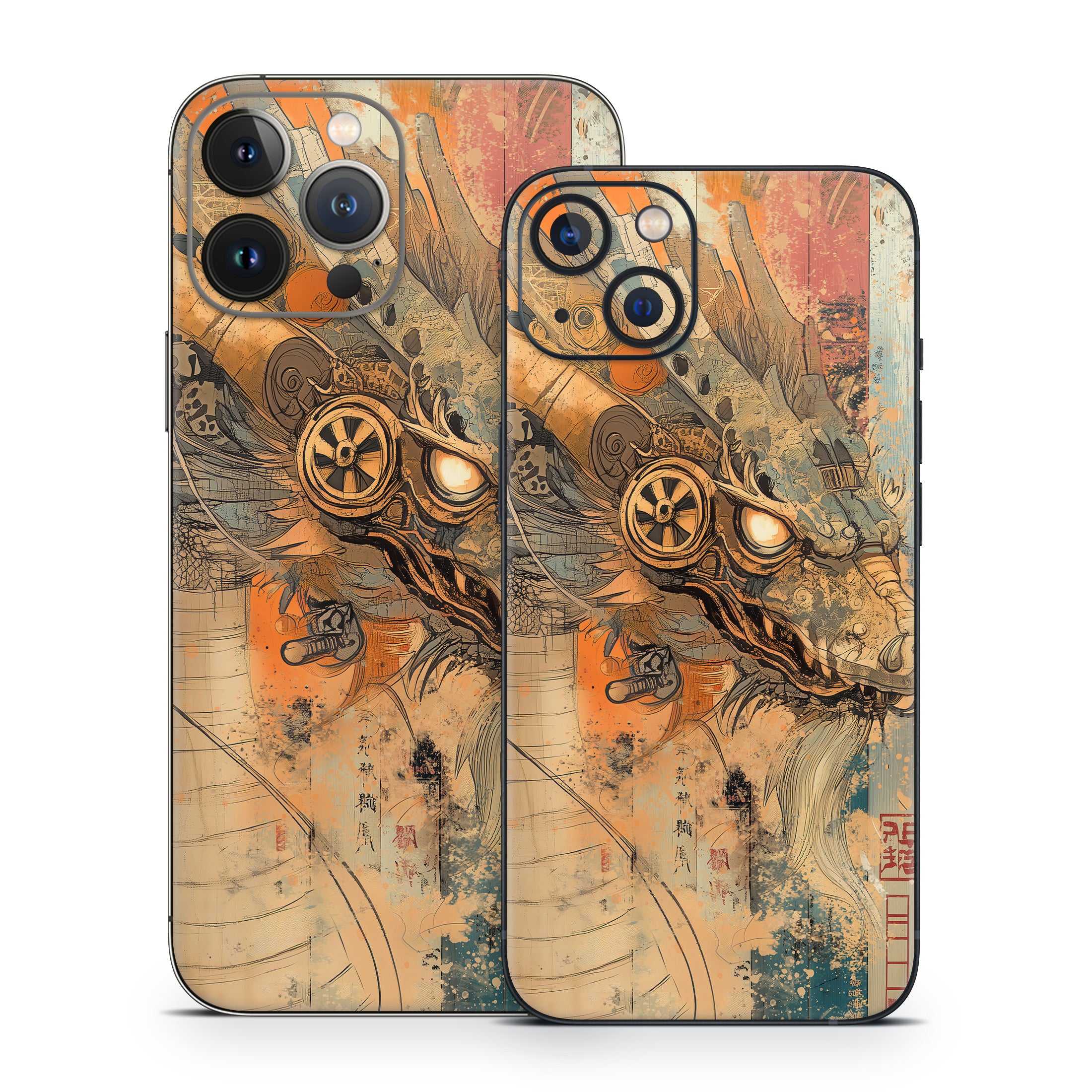 Orange Dragon - Apple iPhone 13 Skin
