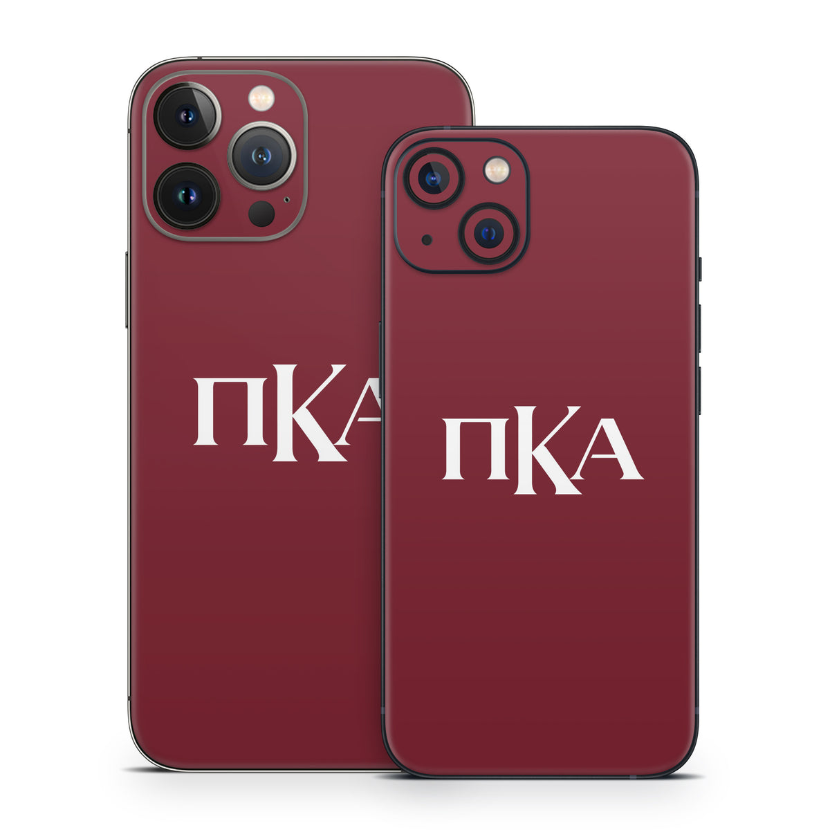Pi Kappa Alpha Greek Letters Garnet - Apple iPhone 13 Skin