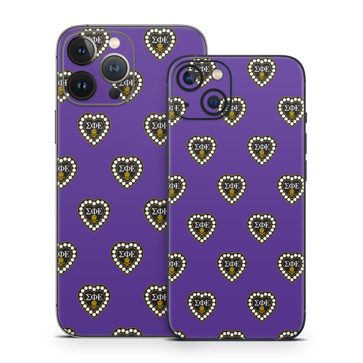 Sigma Phi Epsilon Badge Pattern Purple - Apple iPhone 13 Skin