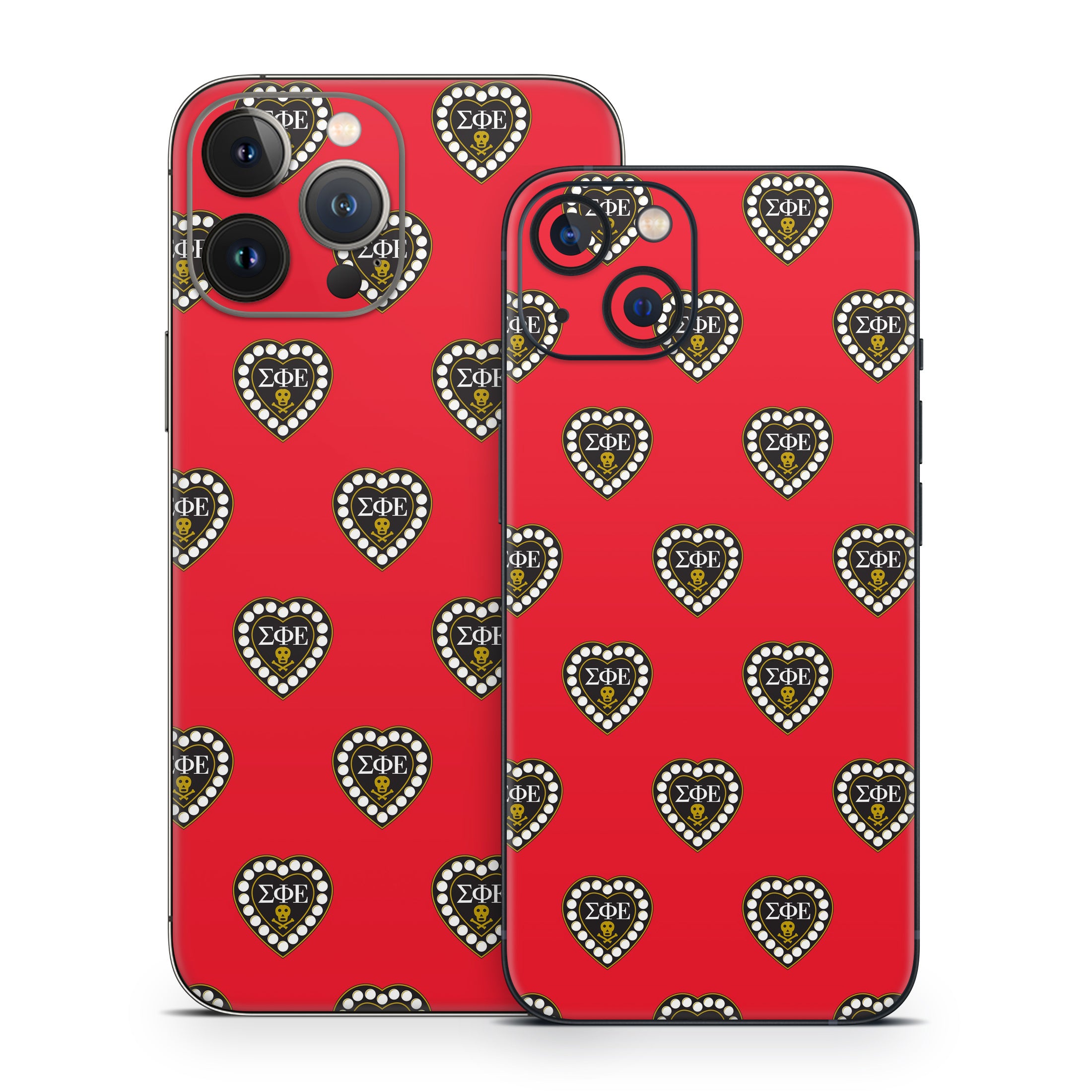 Sigma Phi Epsilon Badge Pattern Red - Apple iPhone 13 Skin