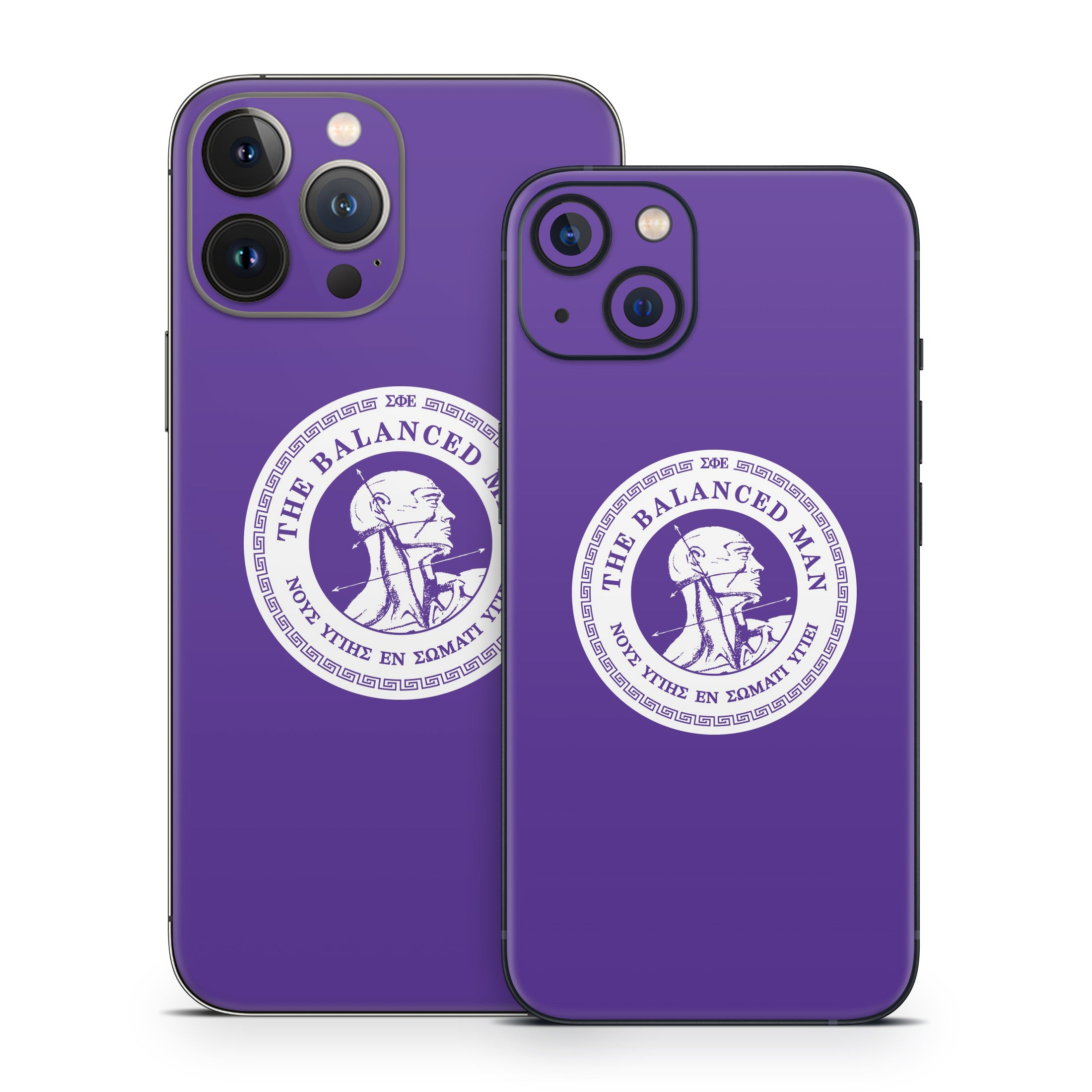 Sigma Phi Epsilon Balanced Man Purple - Apple iPhone 13 Skin
