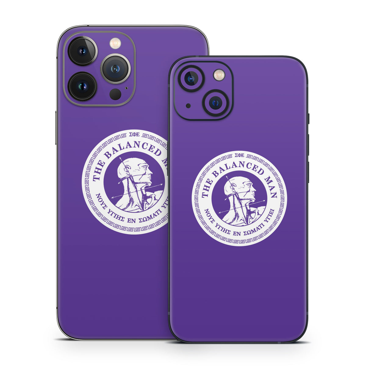 Sigma Phi Epsilon Balanced Man Purple - Apple iPhone 13 Skin