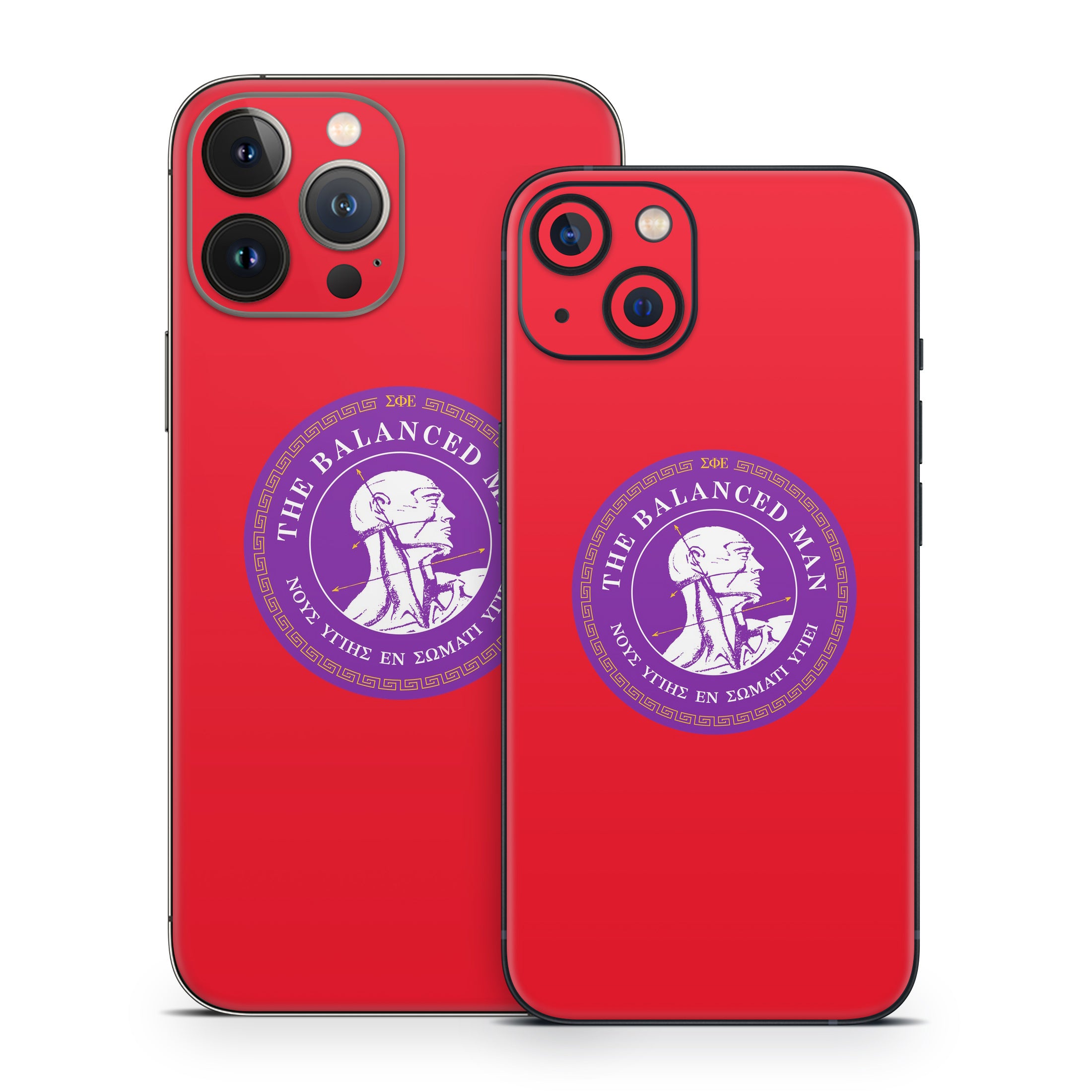 Sigma Phi Epsilon Balanced Man Red - Apple iPhone 13 Skin