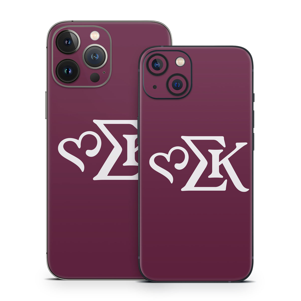 Sigma Kappa Greek Letters Dove Love on Mary Maroon - Apple iPhone 13 Skin