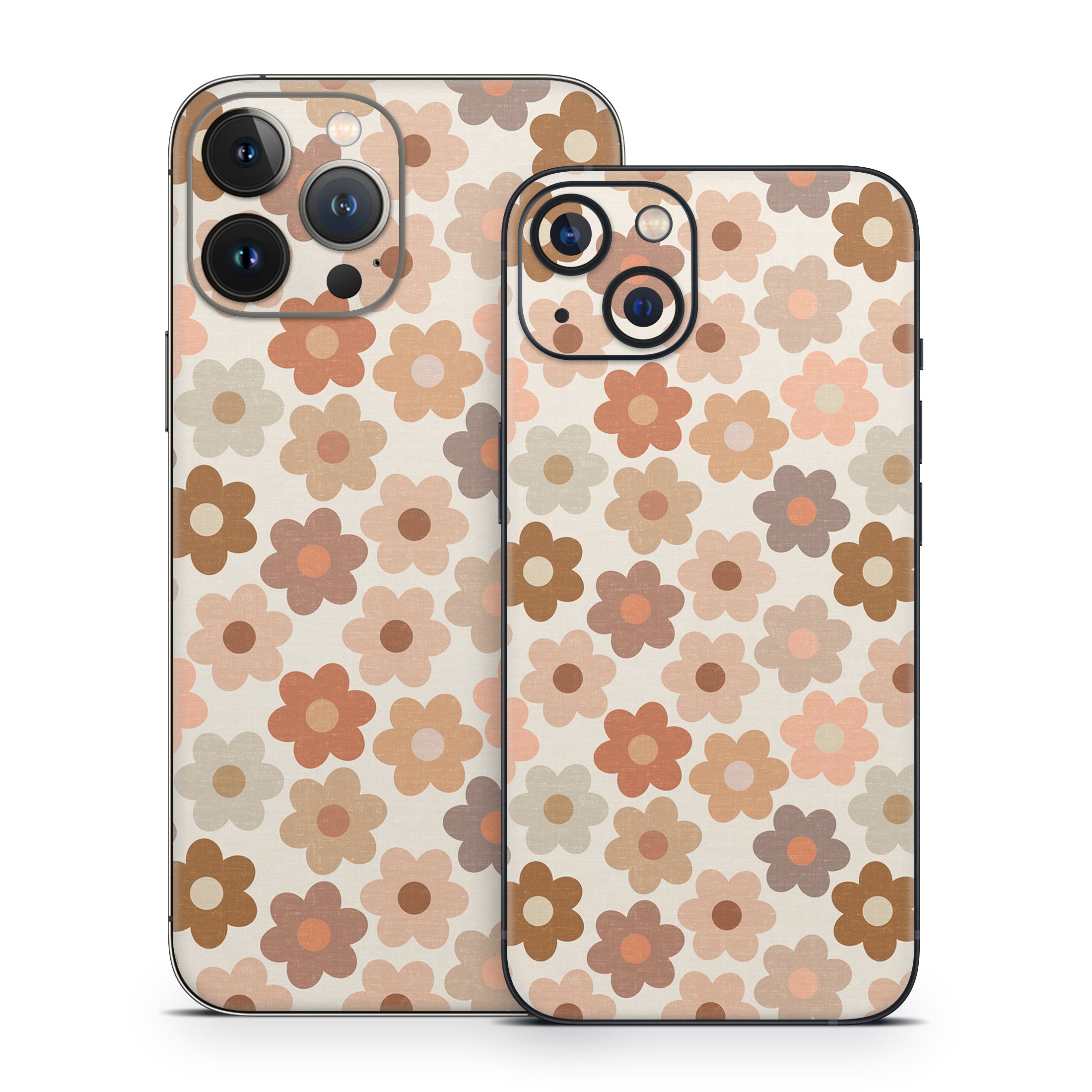 Terracotta Daisies - Apple iPhone 13 Skin
