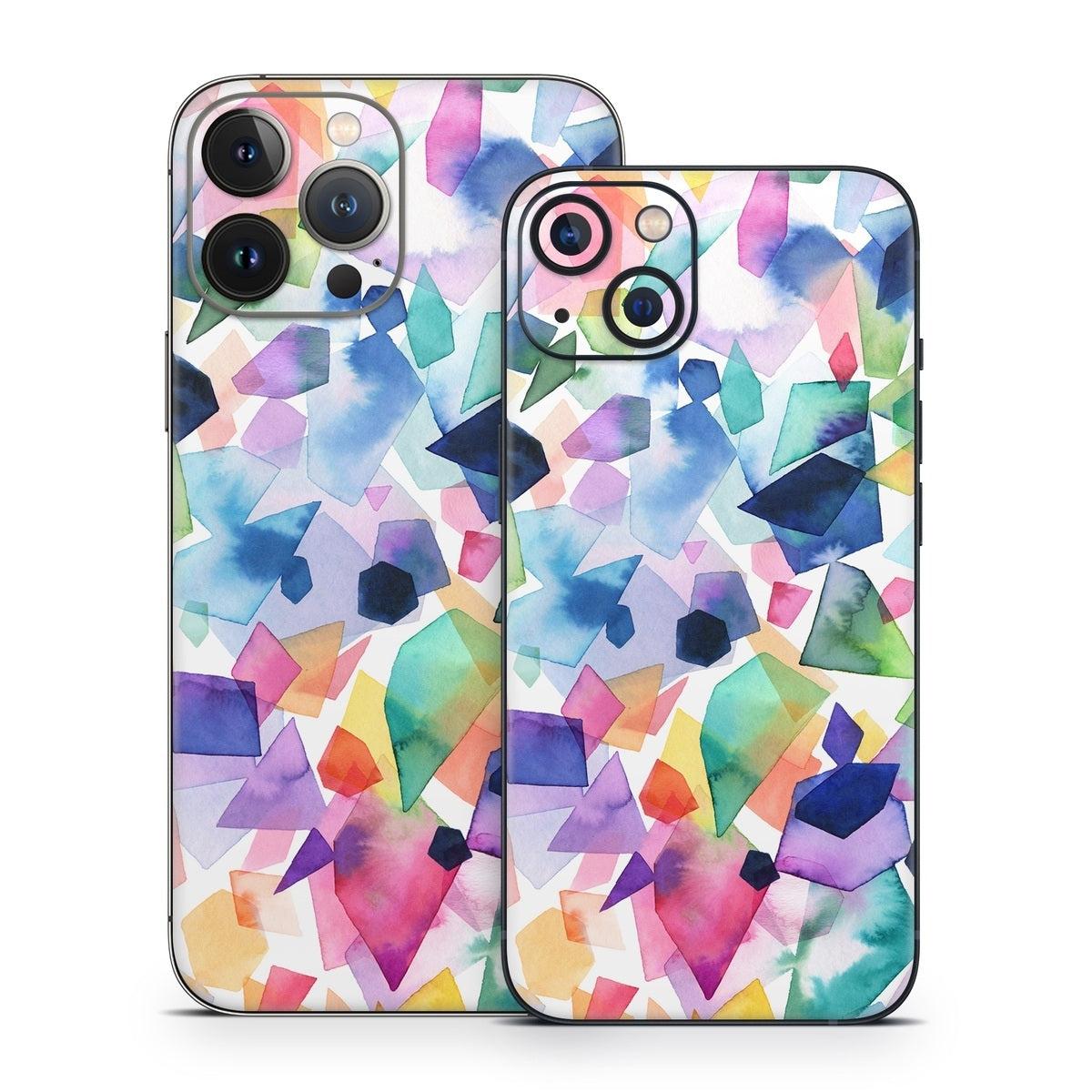 Watercolor Crystals and Gems - Apple iPhone 13 Skin