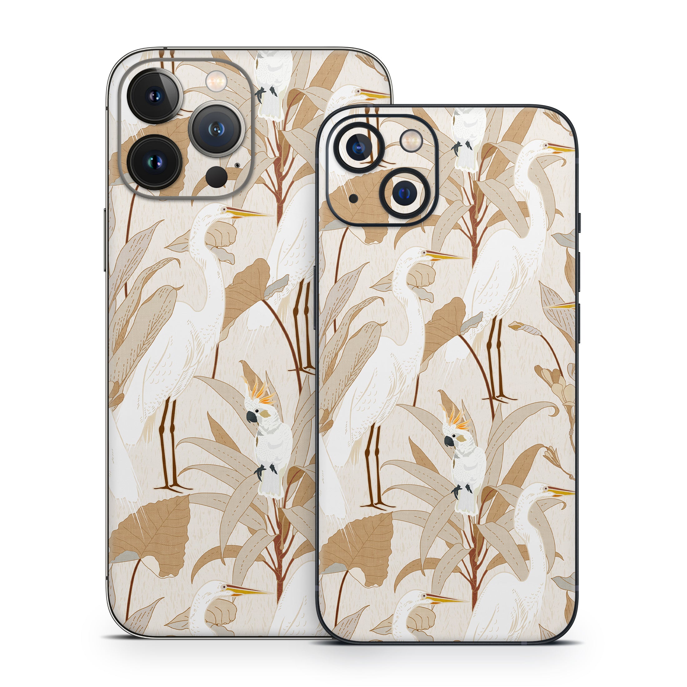 White Cranes Cockatoo - Apple iPhone 13 Skin