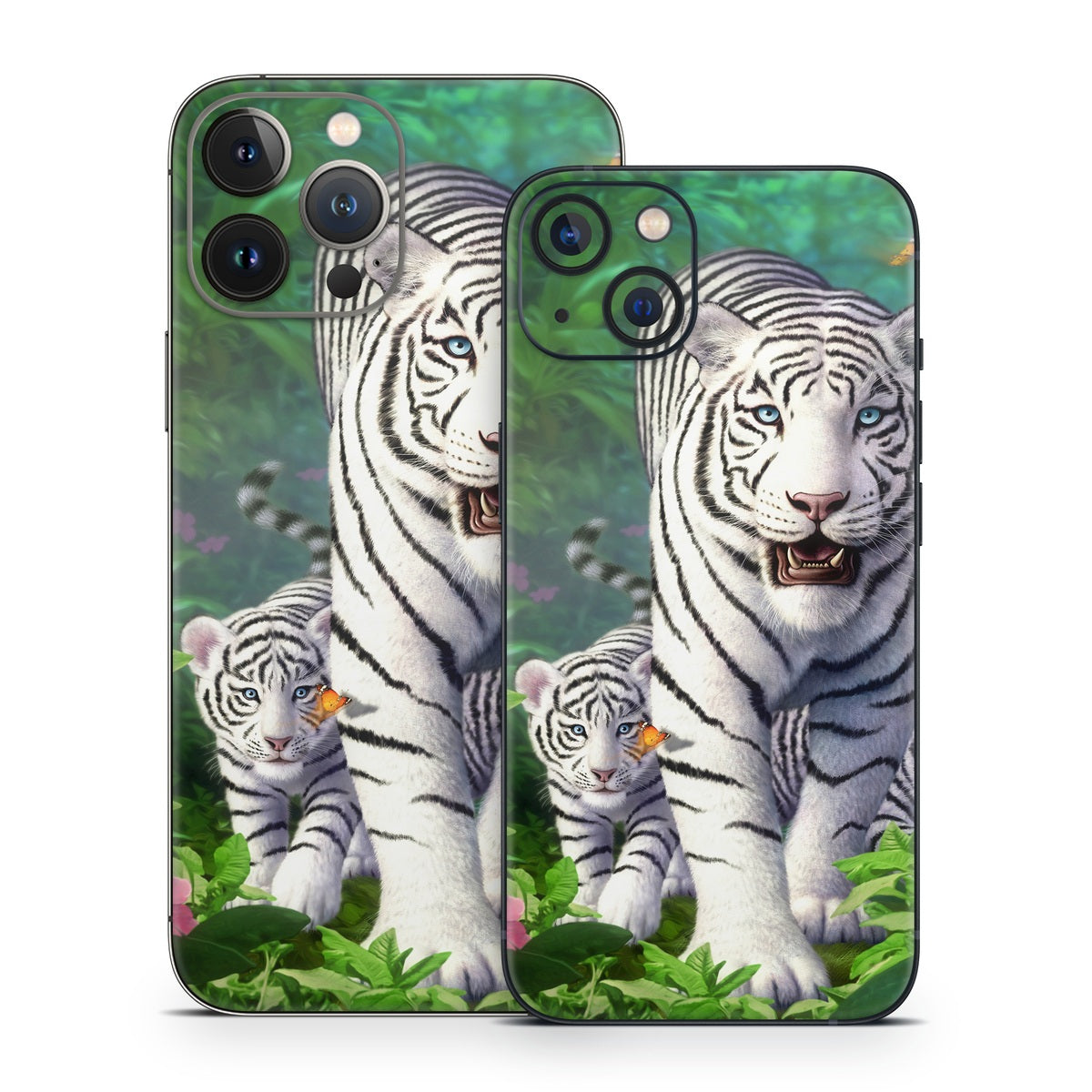 White Tigers - Apple iPhone 13 Skin