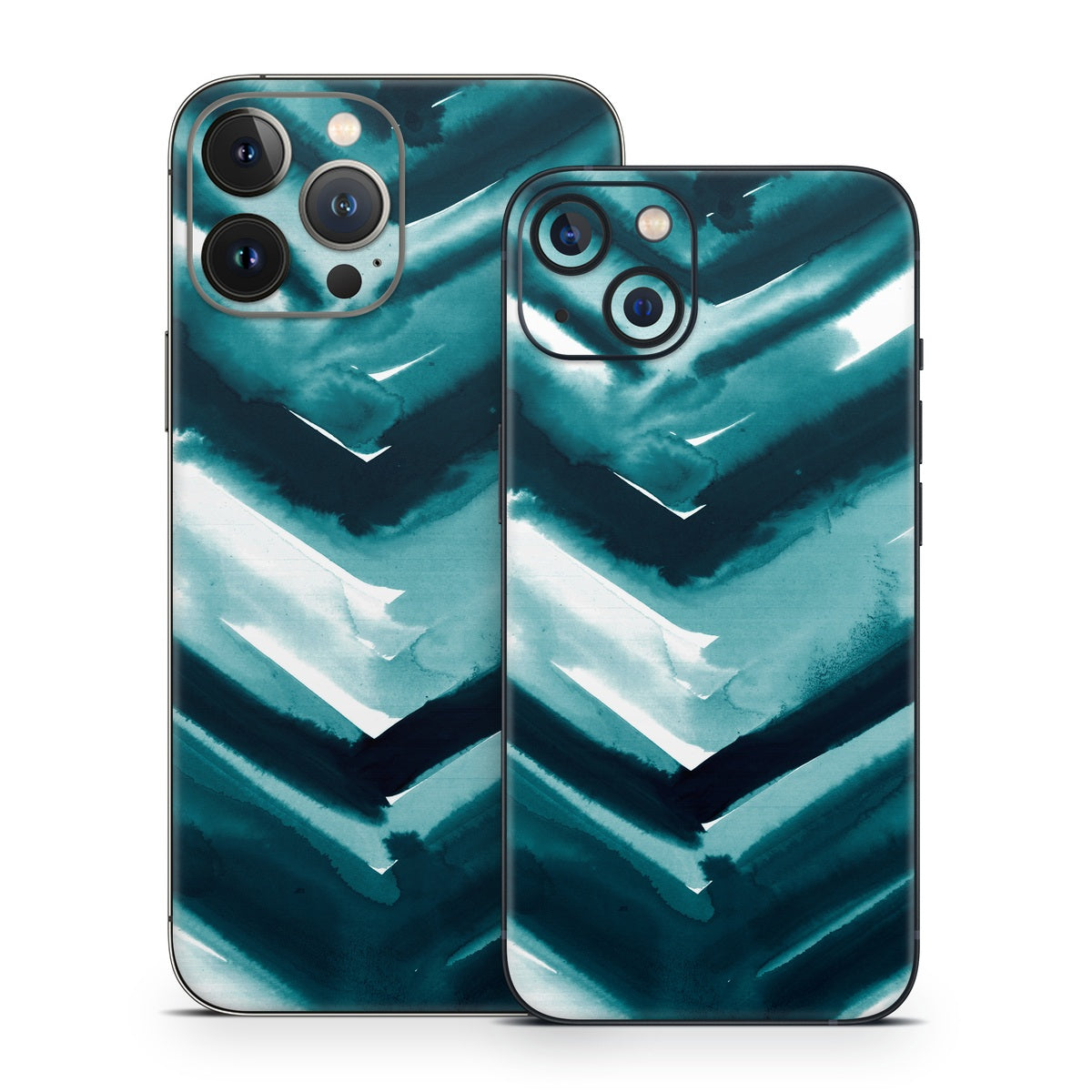Watercolor Chevron - Apple iPhone 13 Skin