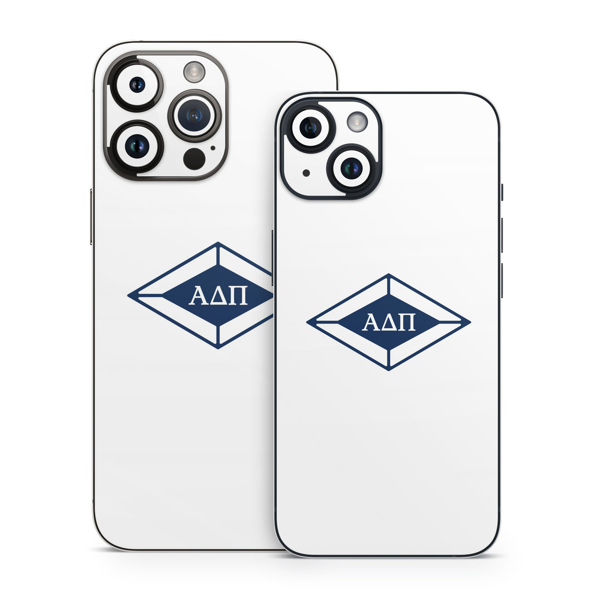 Alpha Delta Pi Diamond Letters White - Apple iPhone 14 Skin