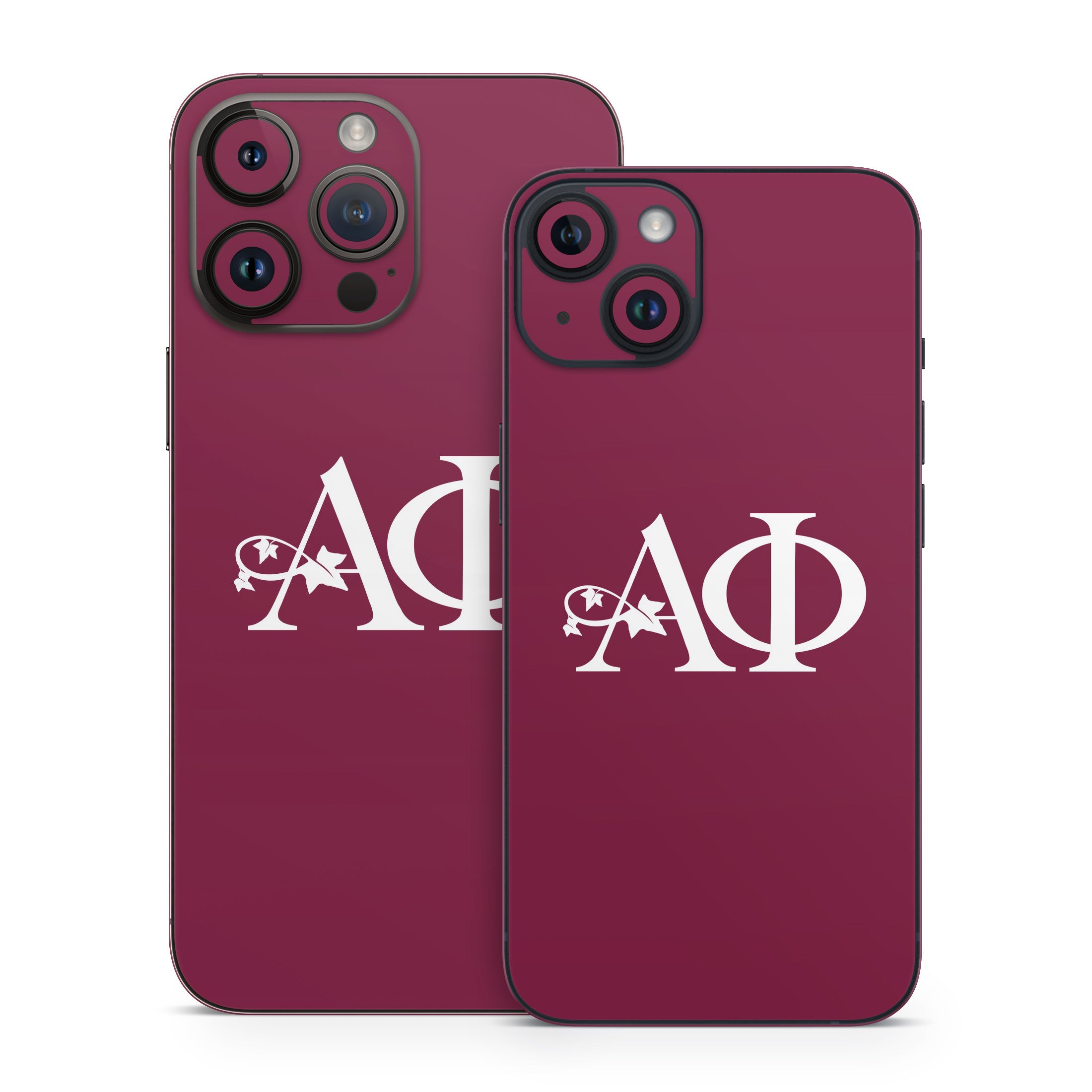 Alpha Phi Greek Letters Bordeaux - Apple iPhone 14 Skin