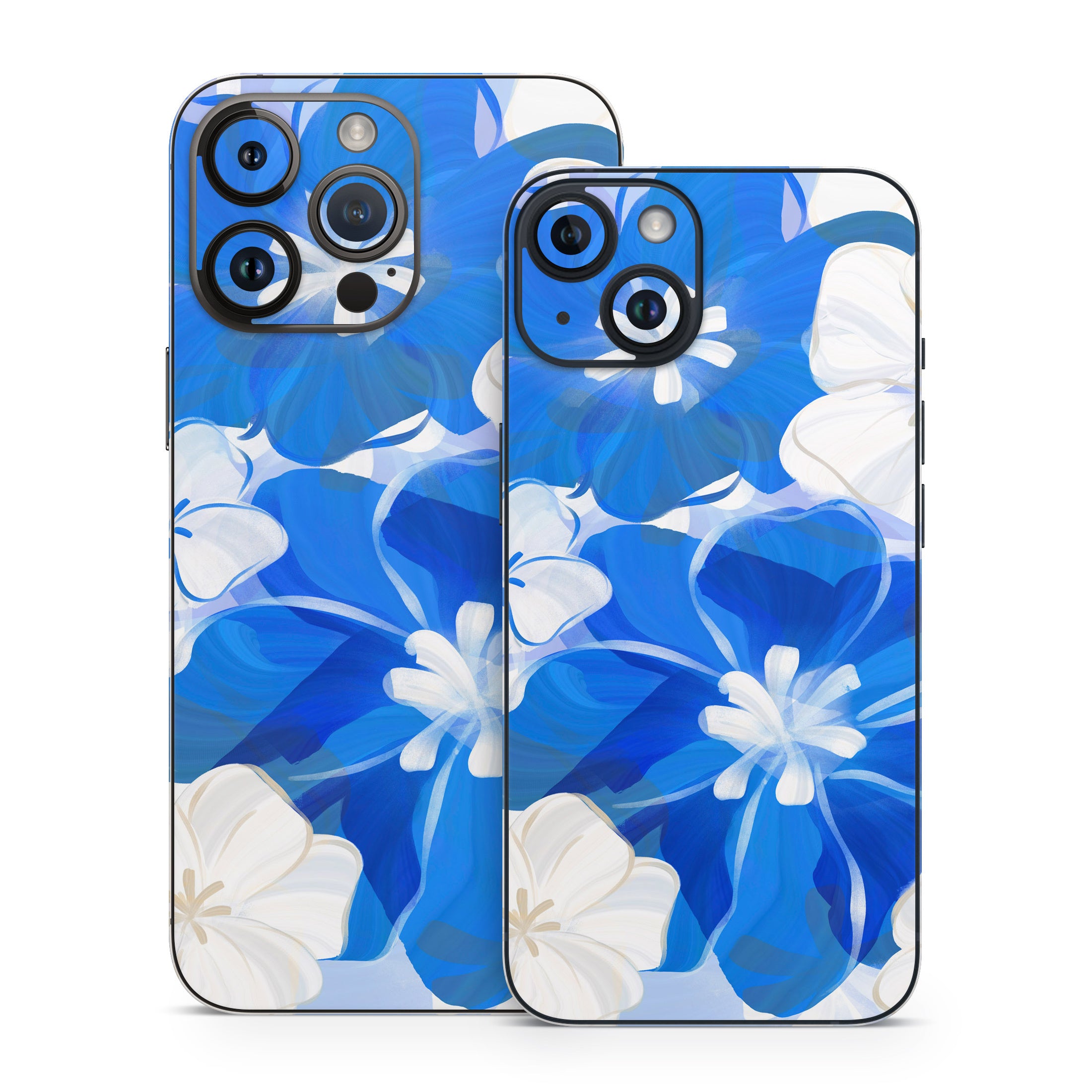 Blue Flowers - Apple iPhone 14 Skin