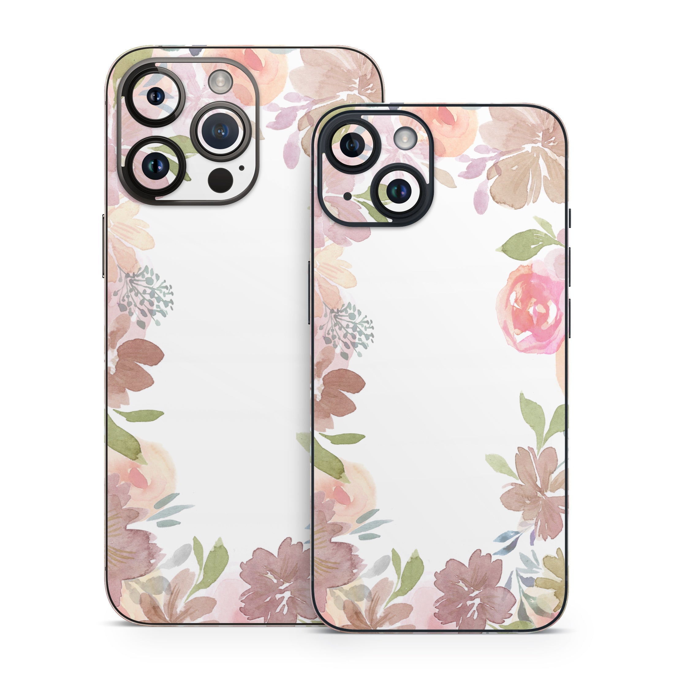 Blush Flower Frame - Apple iPhone 14 Skin