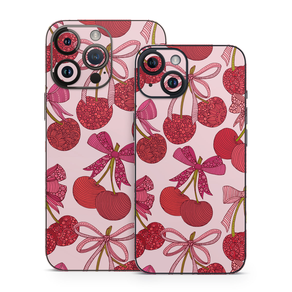 Cherry with Bows - Apple iPhone 14 Skin