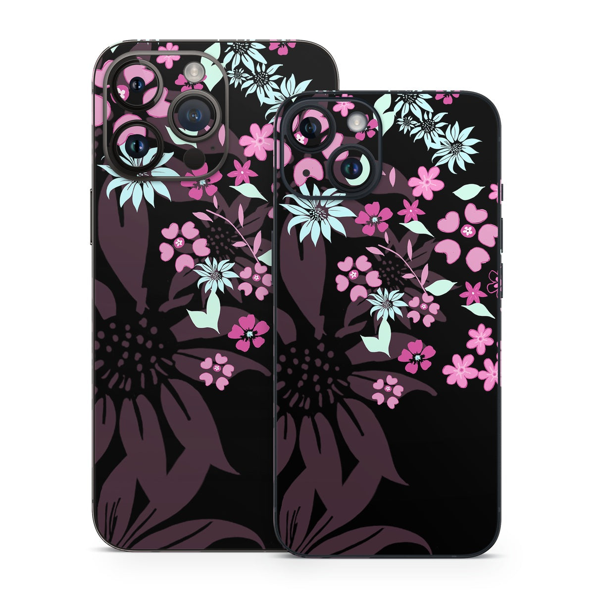 Dark Flowers - Apple iPhone 14 Skin