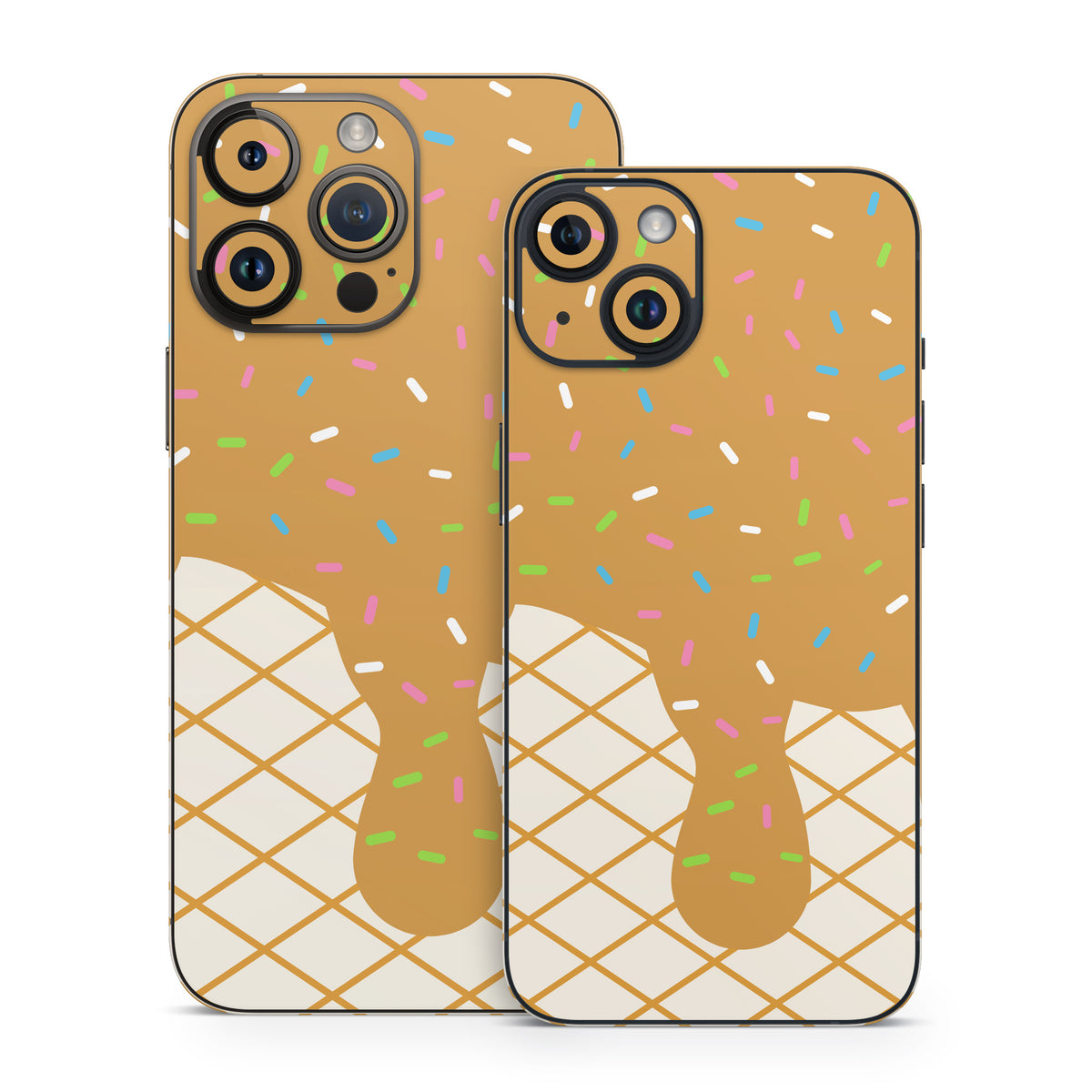 Caramel Ice Cream Drip - Apple iPhone 14 Skin