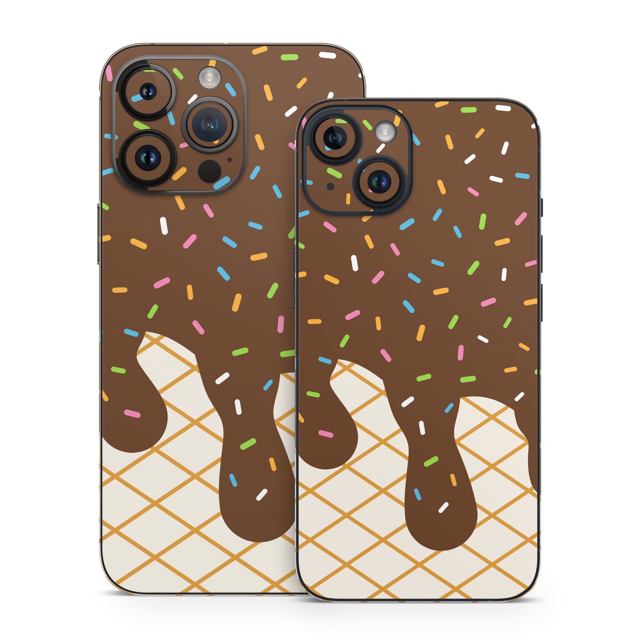 Chocolate Ice Cream Drip - Apple iPhone 14 Skin