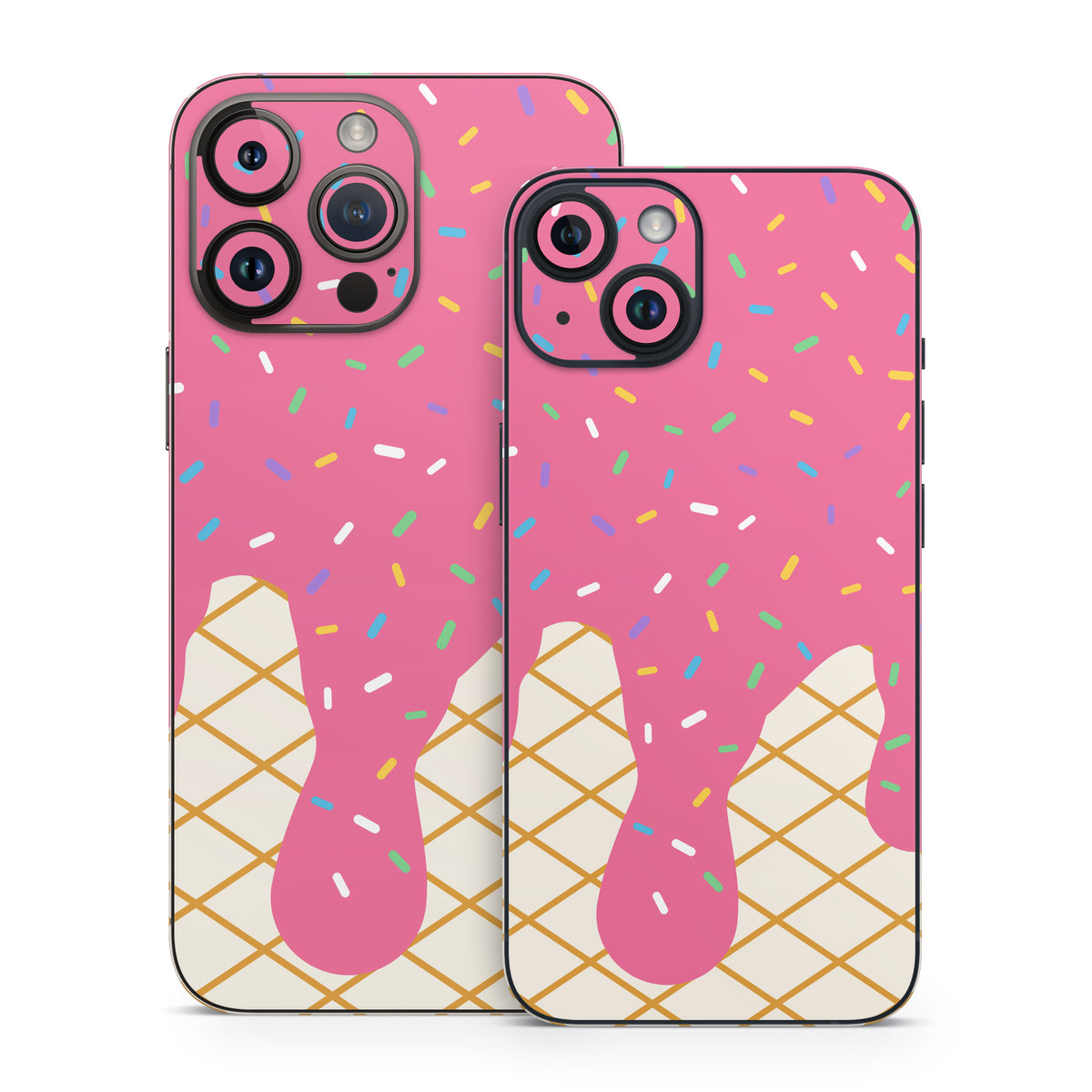 Strawberry Ice Cream Drip - Apple iPhone 14 Skin