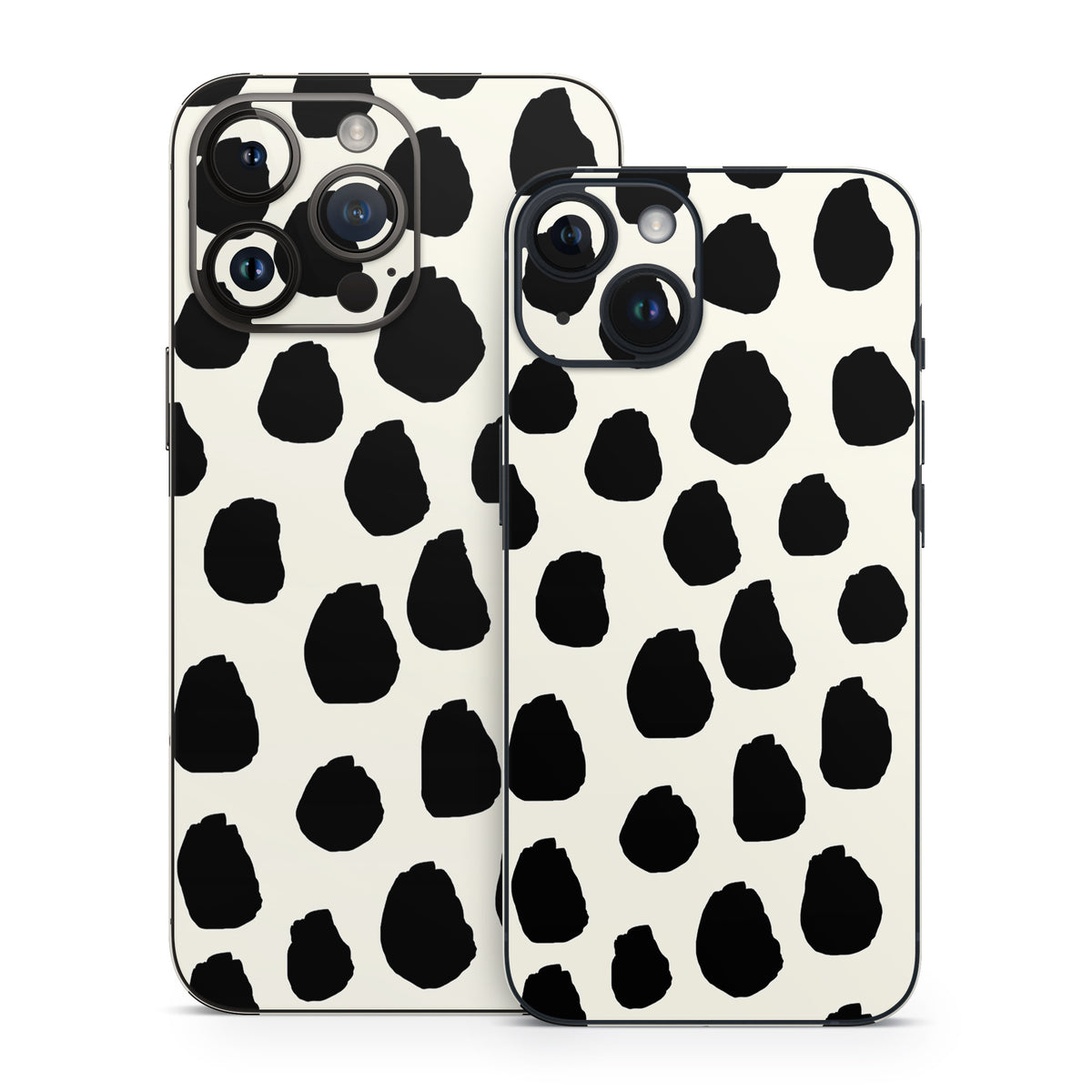 Inky Spots Cream - Apple iPhone 14 Skin