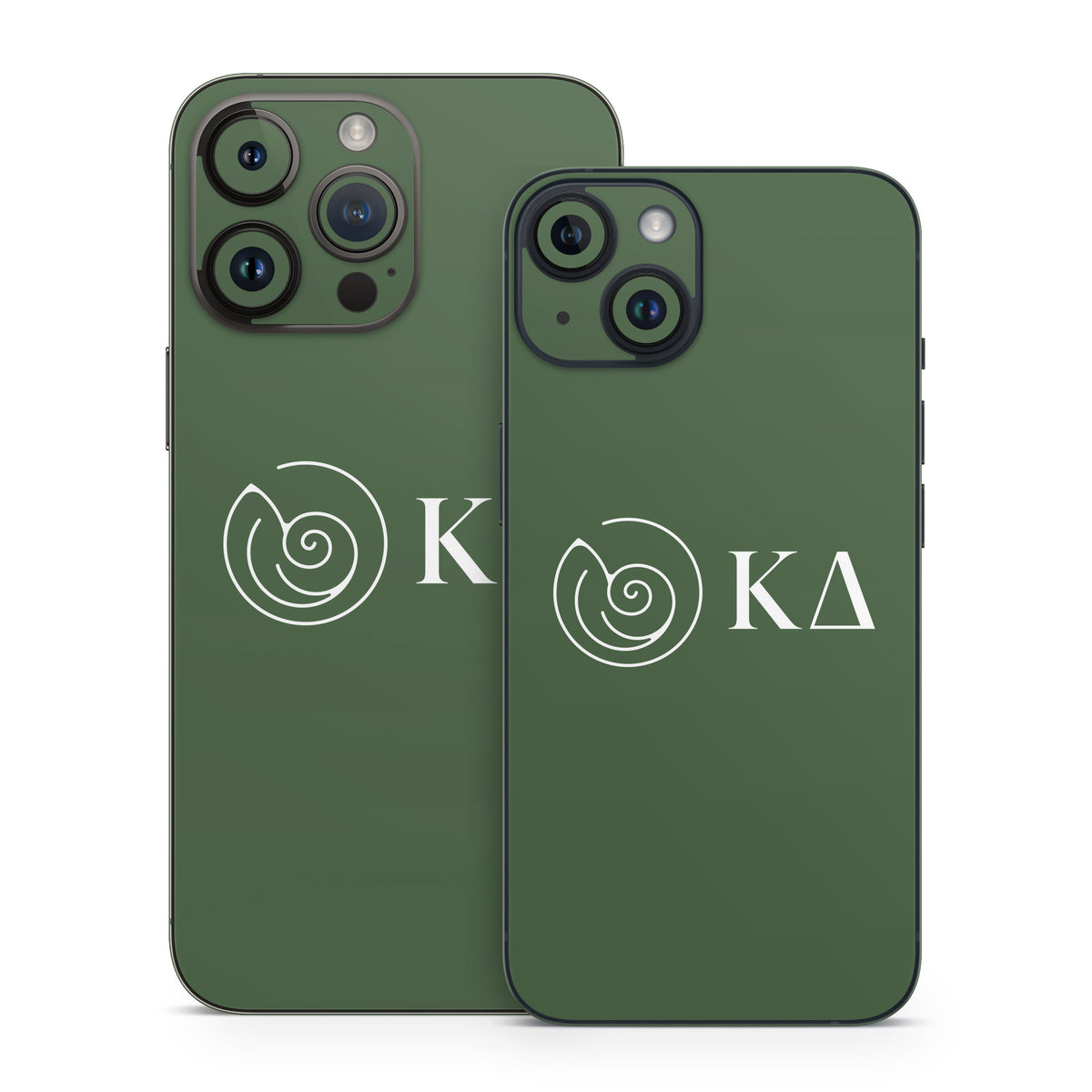 Kappa Delta Greek Letters Dark Olive - Apple iPhone 14 Skin