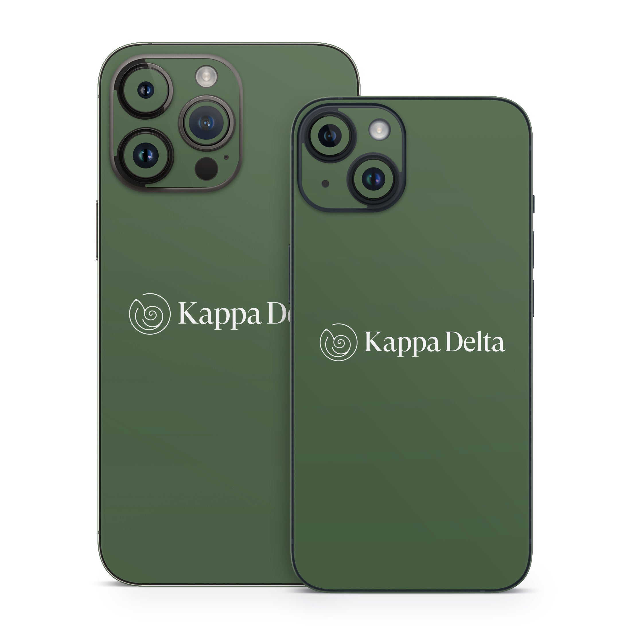 Kappa Delta Secondary Logo Dark Olive - Apple iPhone 14 Skin