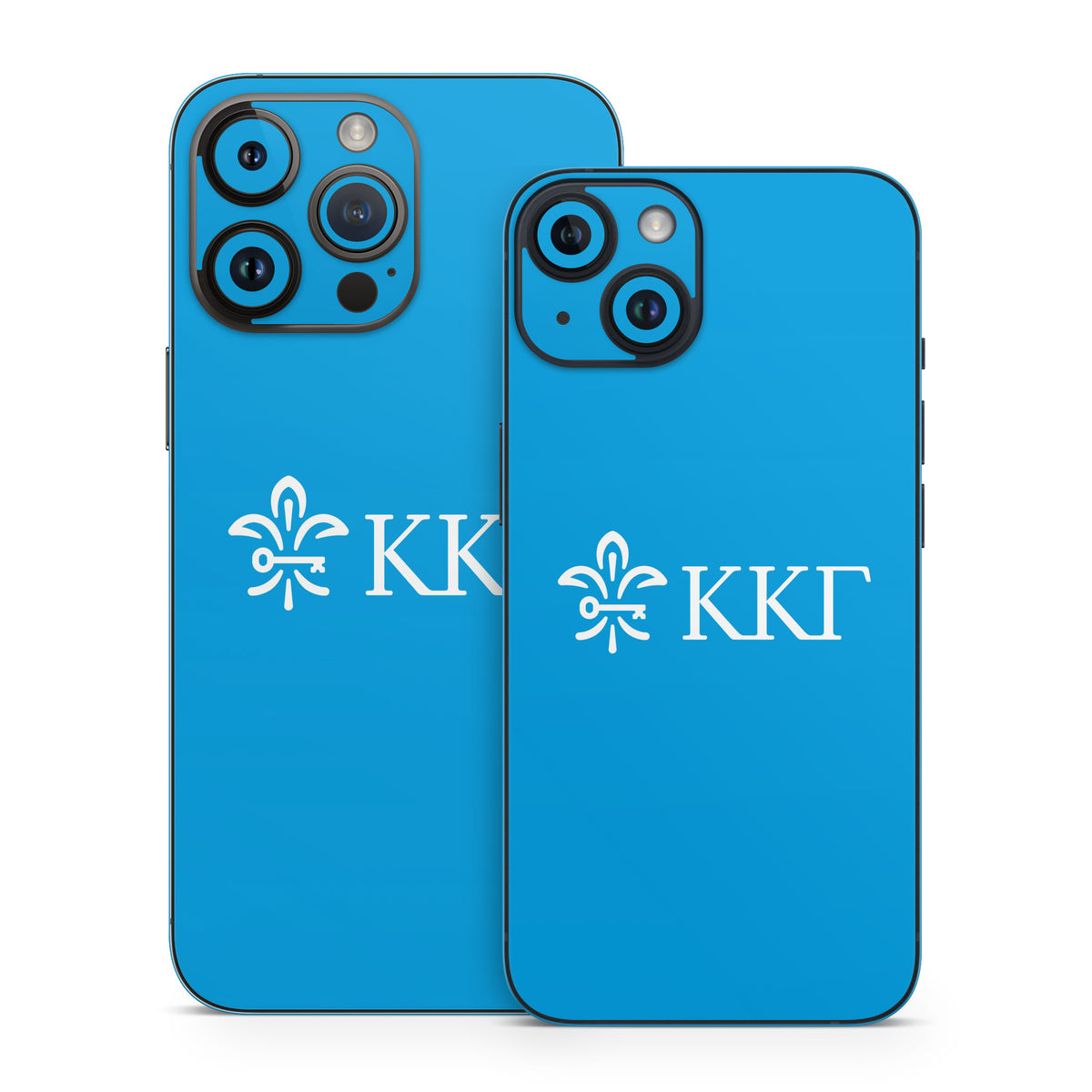 Kappa Kappa Gamma Letterkey Horizontal Gamma Blue - Apple iPhone 14 Skin