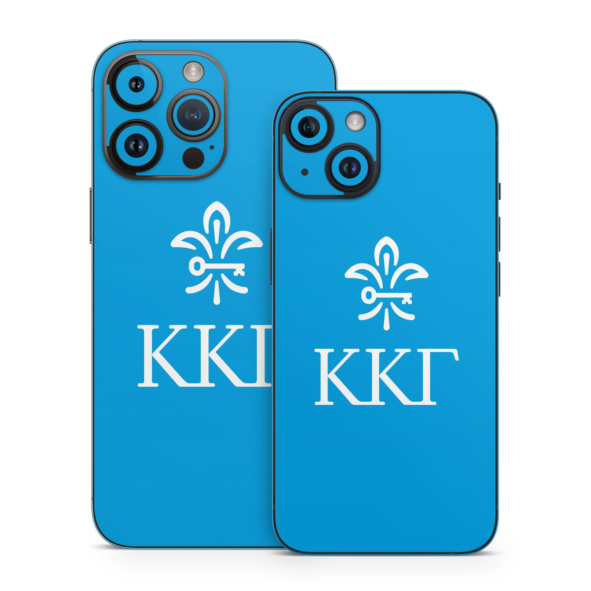 Kappa Kappa Gamma Letterkey Vertical Gamma Blue - Apple iPhone 14 Skin