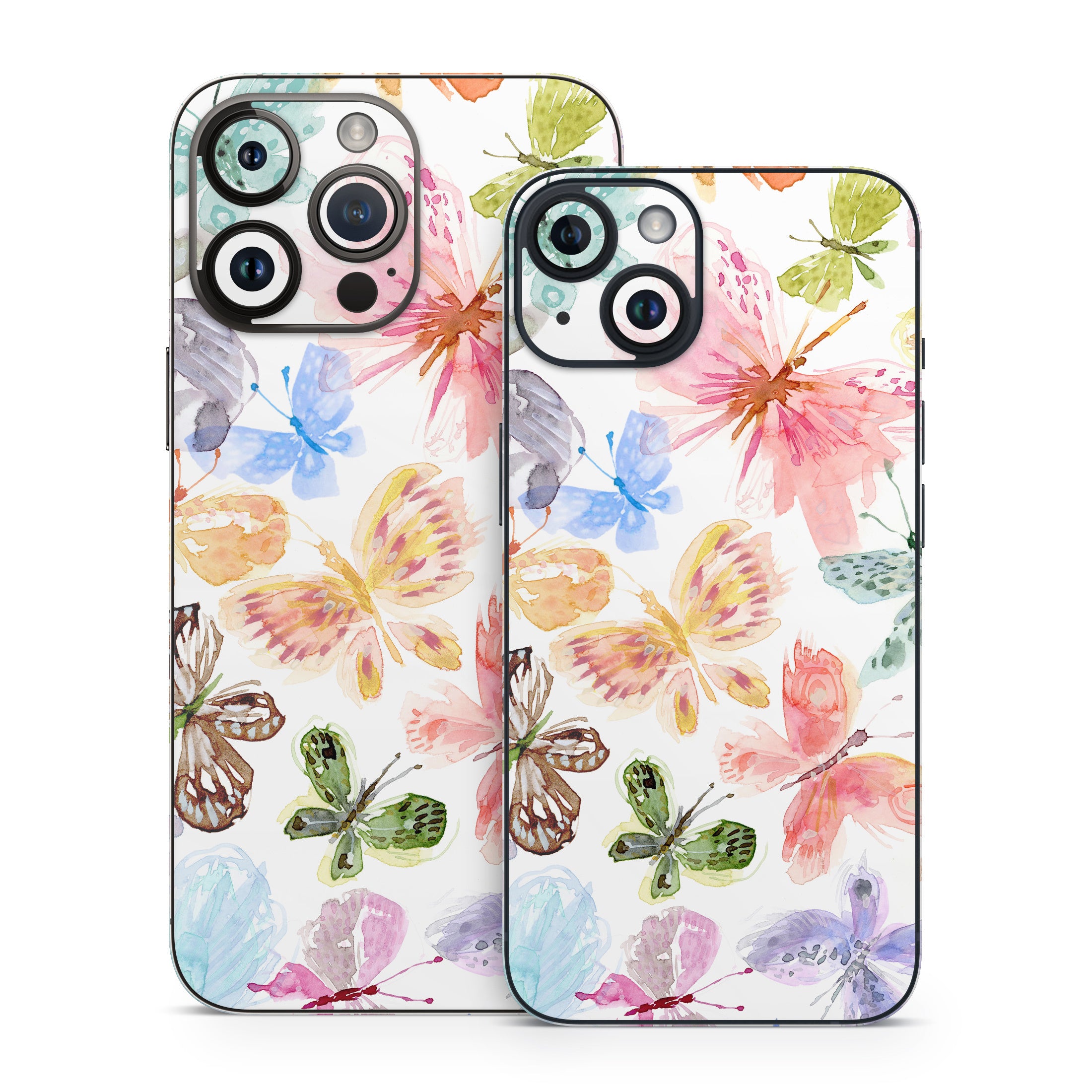 Pastel Butterflies - Apple iPhone 14 Skin