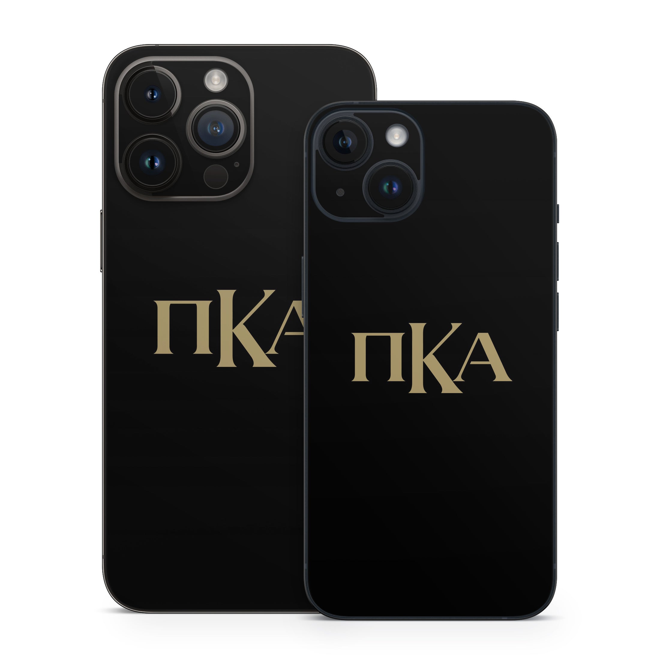Pi Kappa Alpha Greek Letters Black - Apple iPhone 14 Skin