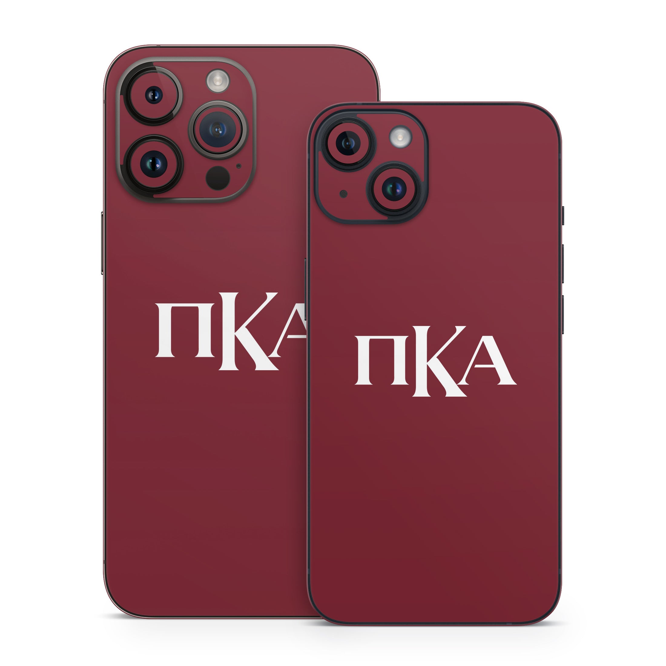 Pi Kappa Alpha Greek Letters Garnet - Apple iPhone 14 Skin