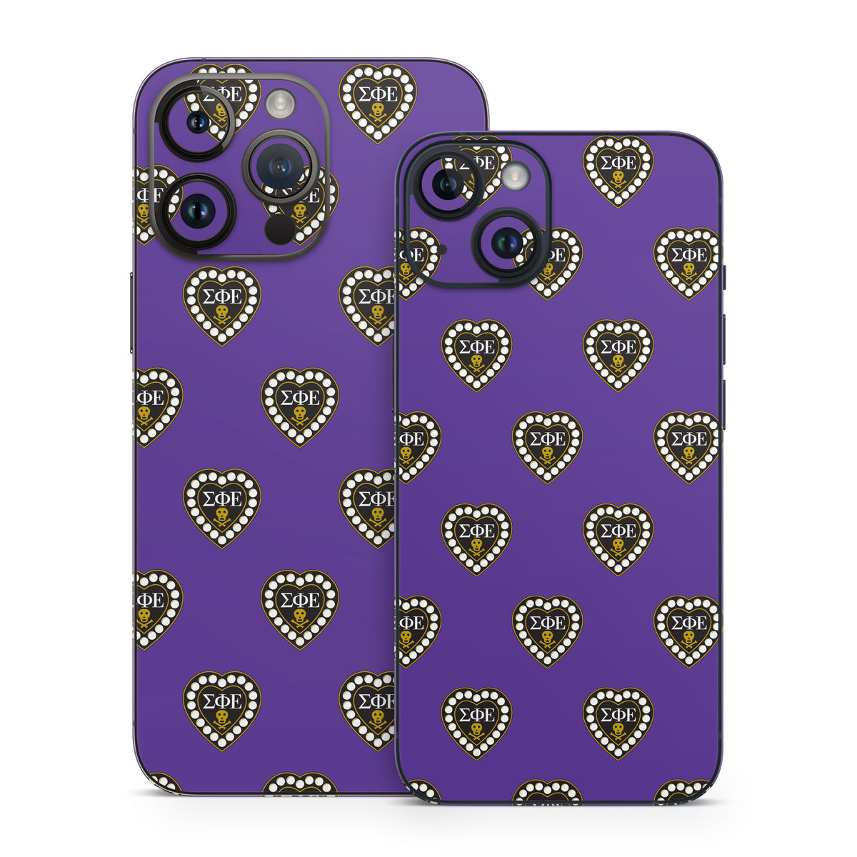 Sigma Phi Epsilon Badge Pattern Purple - Apple iPhone 14 Skin
