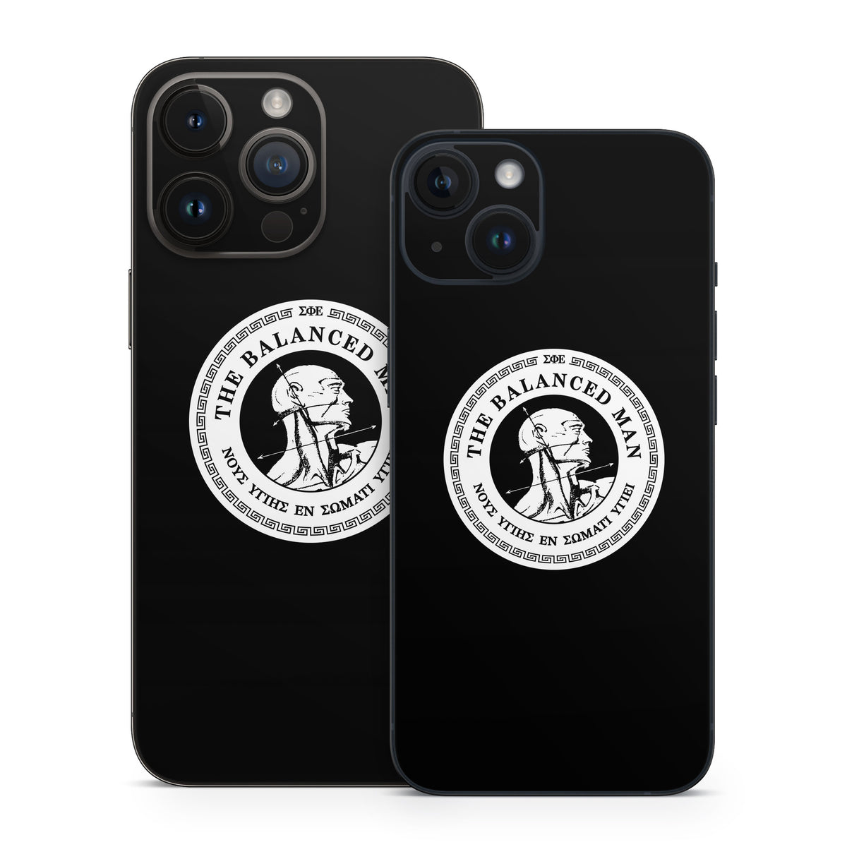 Sigma Phi Epsilon Balanced Man Black - Apple iPhone 14 Skin