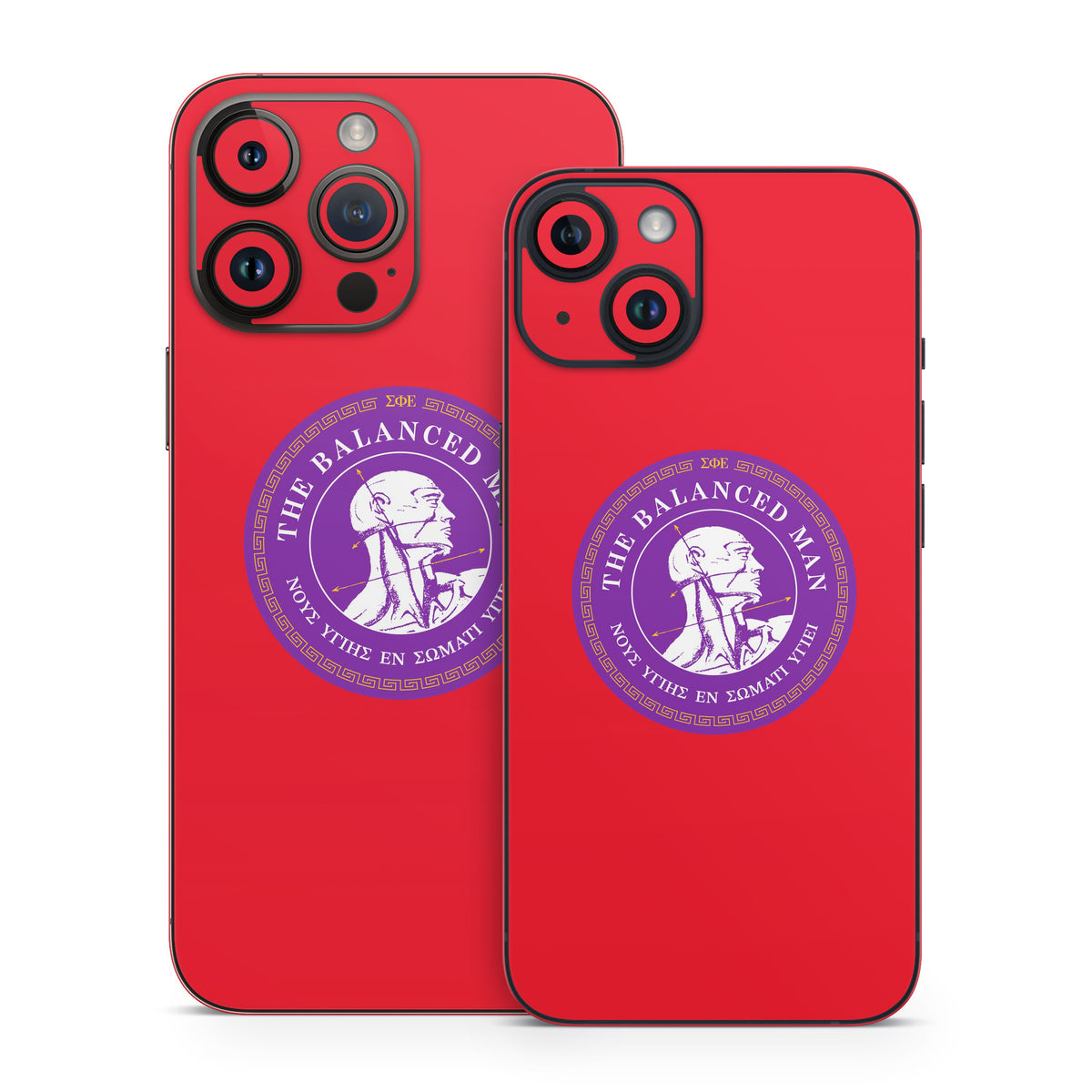 Sigma Phi Epsilon Balanced Man Red - Apple iPhone 14 Skin