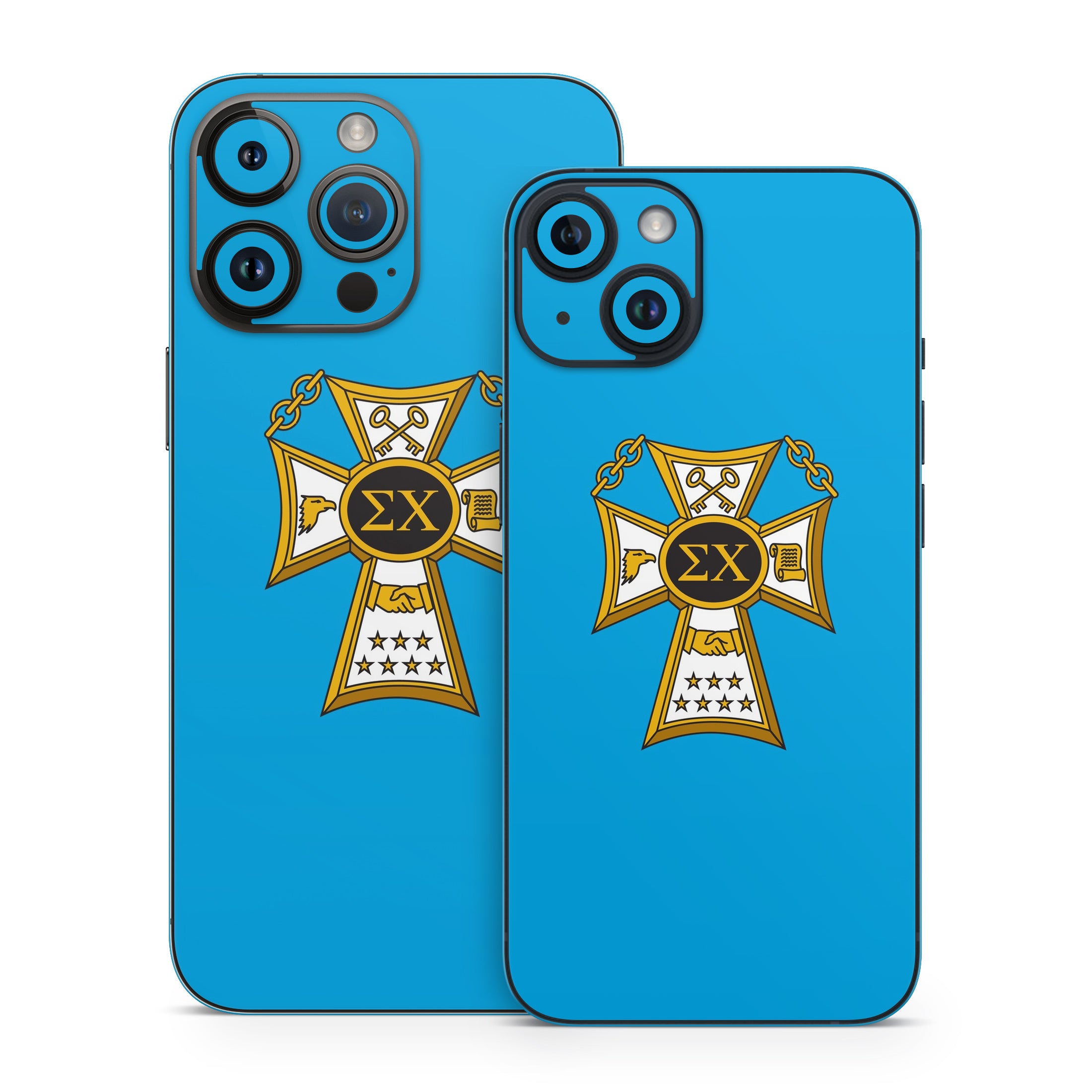 Sigma Chi Badge Blue - Apple iPhone 14 Skin