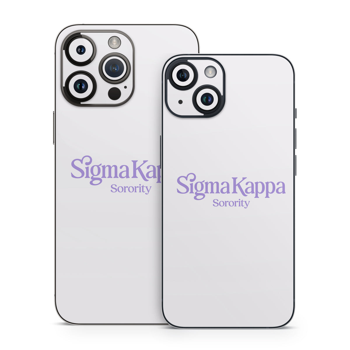 Sigma Kappa Sorority Logo Legacy Lavender on Dove Love - Apple iPhone 14 Skin