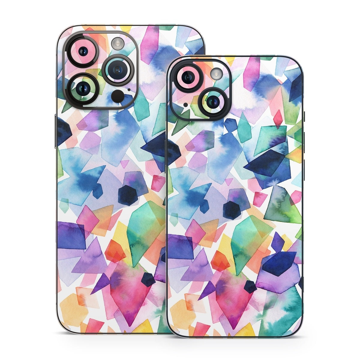 Watercolor Crystals and Gems - Apple iPhone 14 Skin