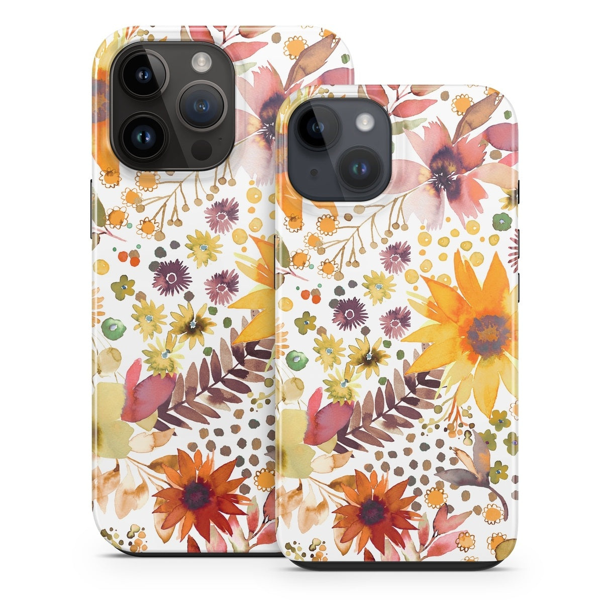 Summer Watercolor Sunflowers - Apple iPhone 14 Tough Case