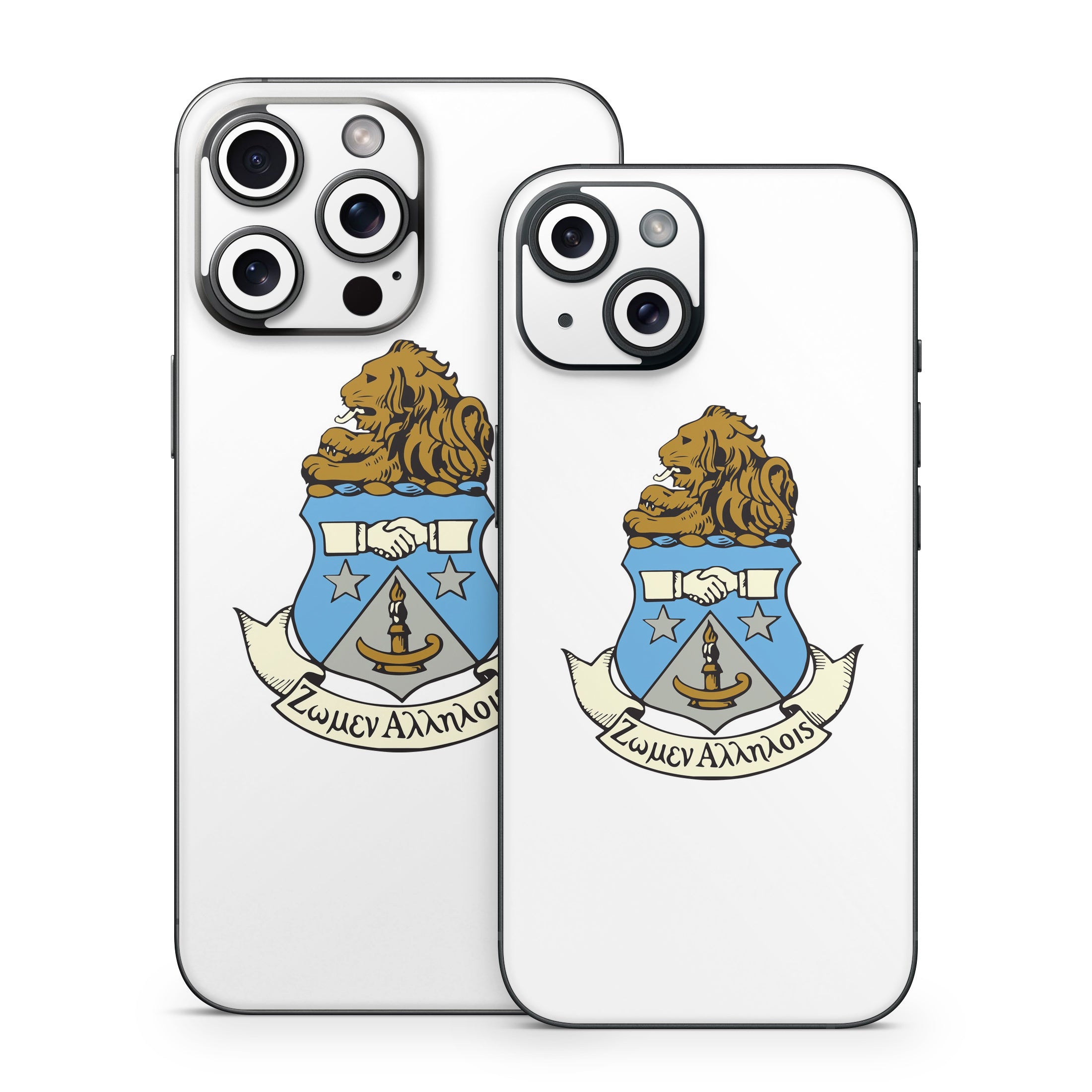 Alpha Delta Pi Crest White - Apple iPhone 15 Skin