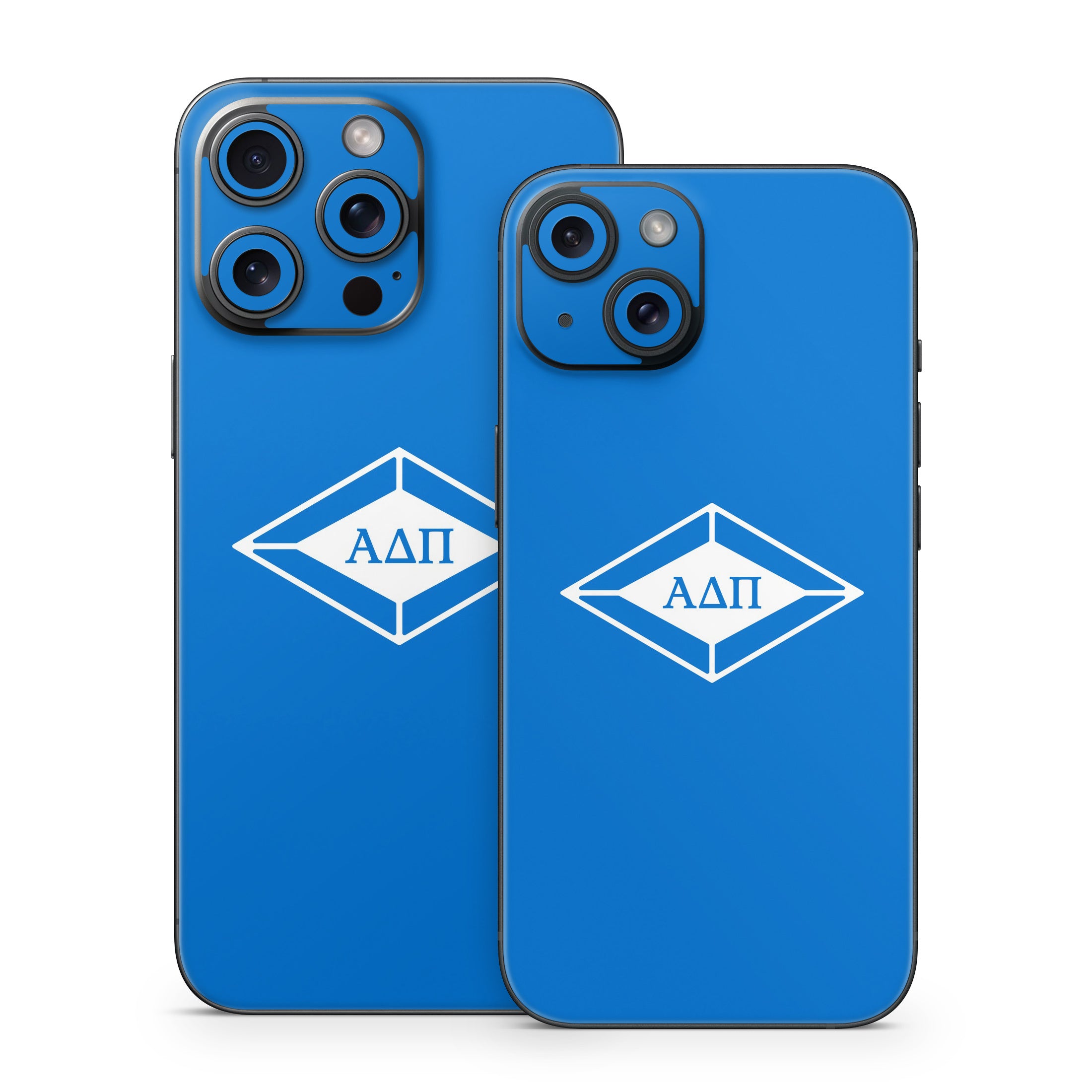Alpha Delta Pi Diamond Letters Azure - Apple iPhone 15 Skin