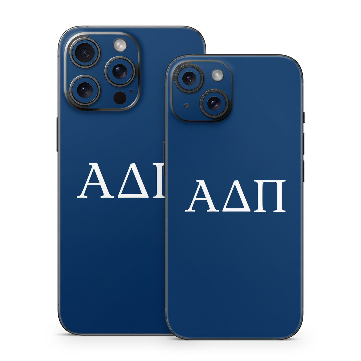 Alpha Delta Pi Greek Letters Midnight - Apple iPhone 15 Skin