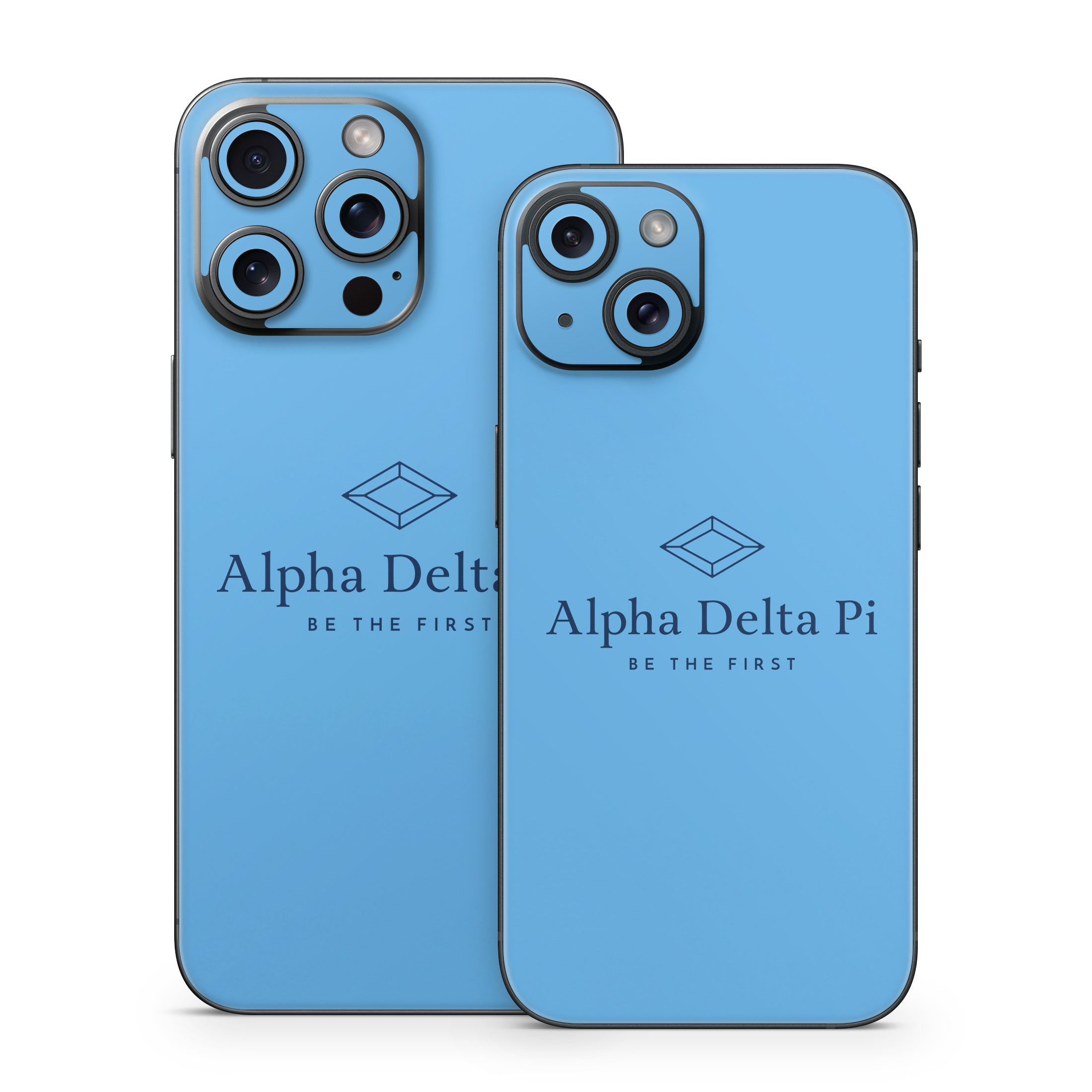 Alpha Delta Pi Primary Logo Adelphean Blue - Apple iPhone 15 Skin