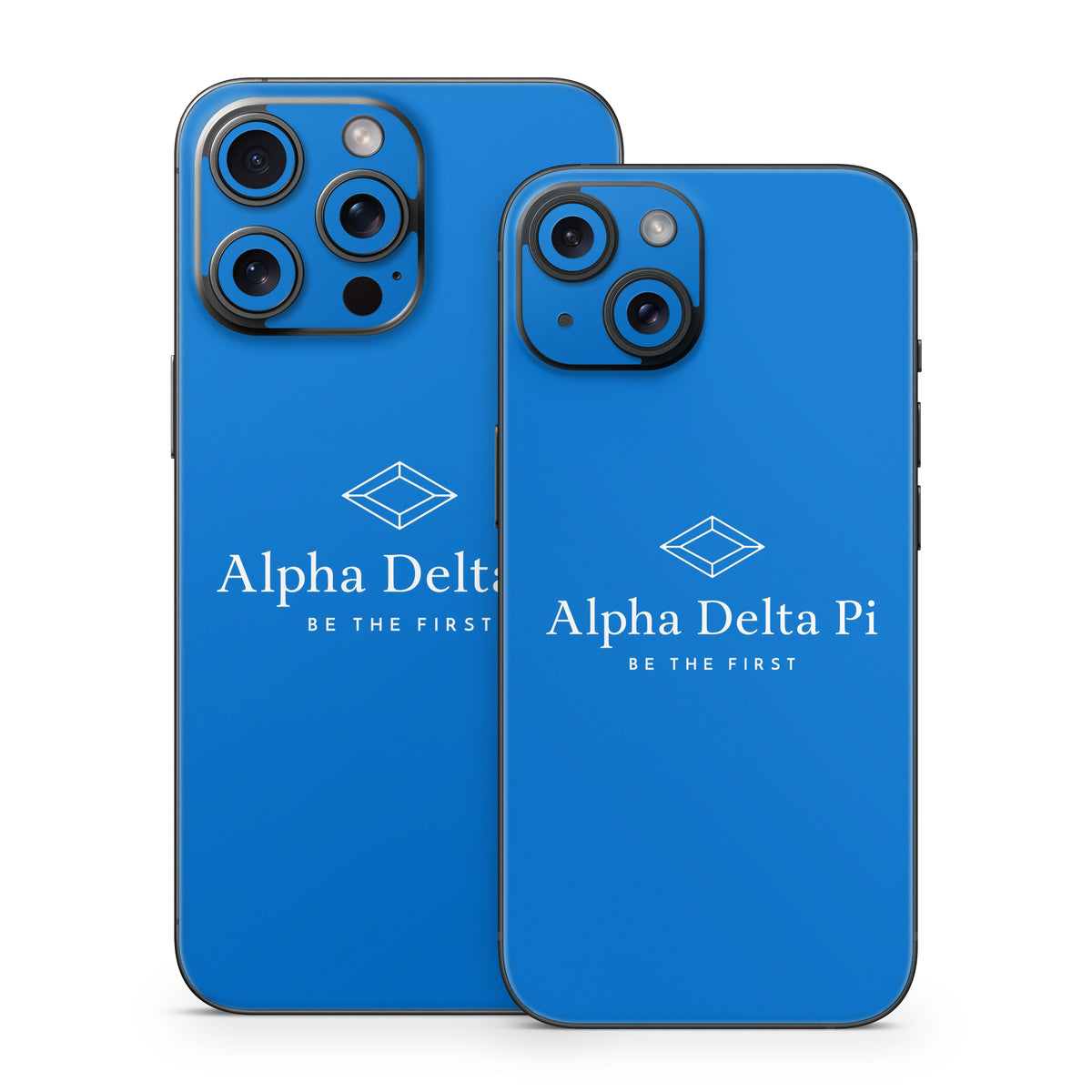 Alpha Delta Pi Primary Logo Azure - Apple iPhone 15 Skin