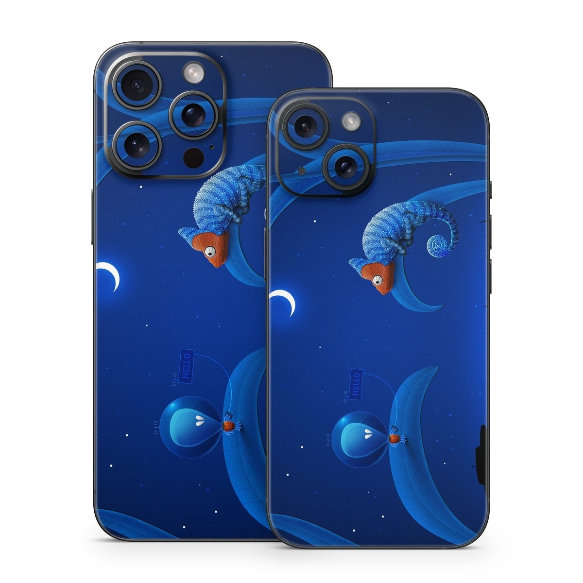 Alien and Chameleon - Apple iPhone 15 Skin
