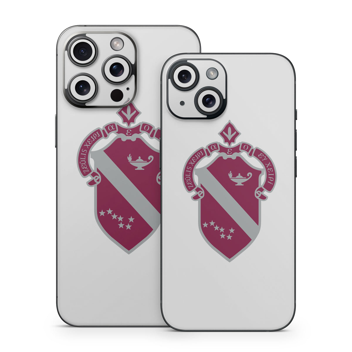 Alpha Phi Crest Silver - Apple iPhone 15 Skin