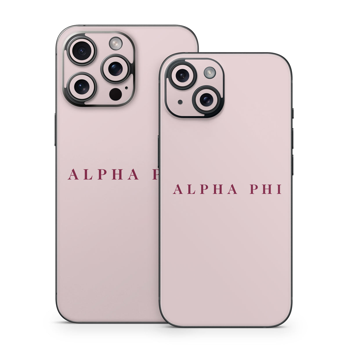 Alpha Phi Wordmark Ivory - Apple iPhone 15 Skin