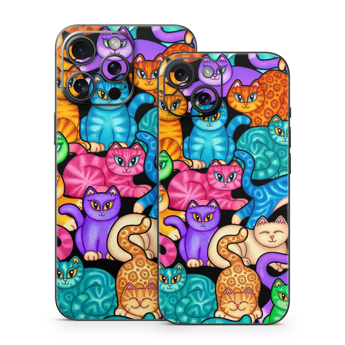 Colorful Kittens - Apple iPhone 15 Skin