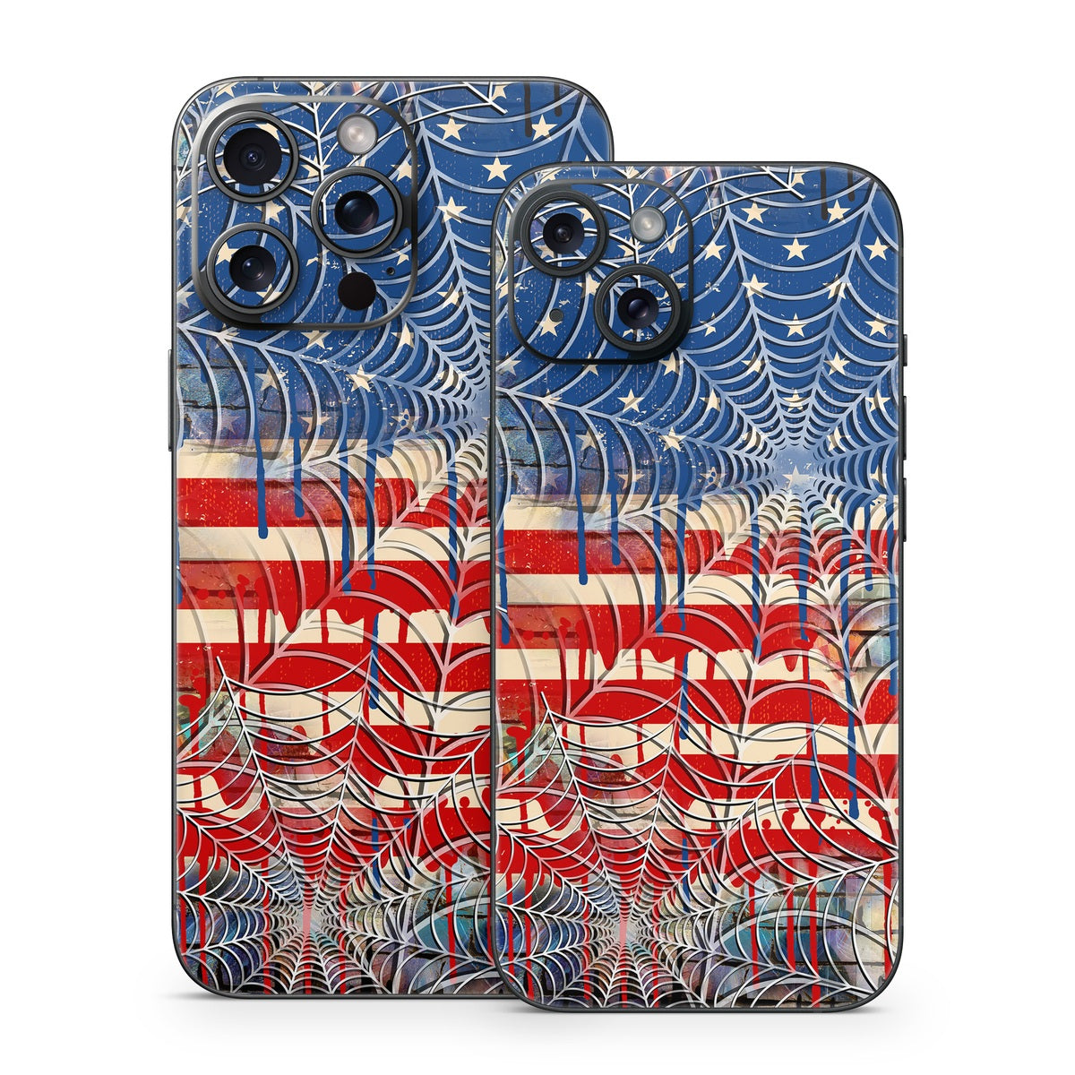 Cobweb Flag - Apple iPhone 15 Skin
