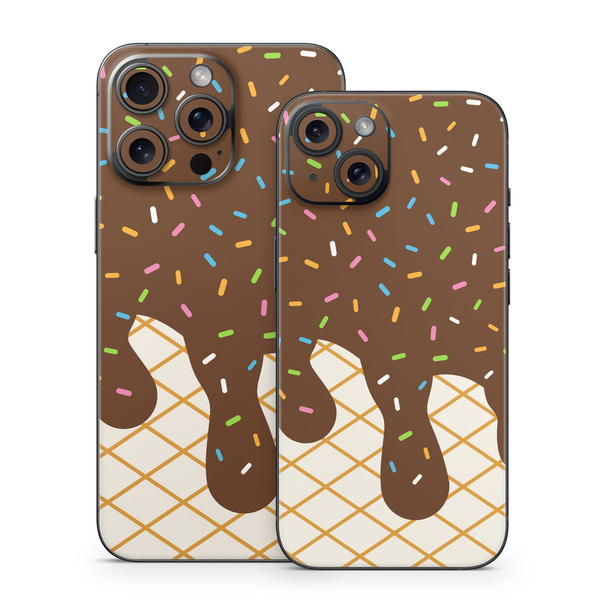 Chocolate Ice Cream Drip - Apple iPhone 15 Skin