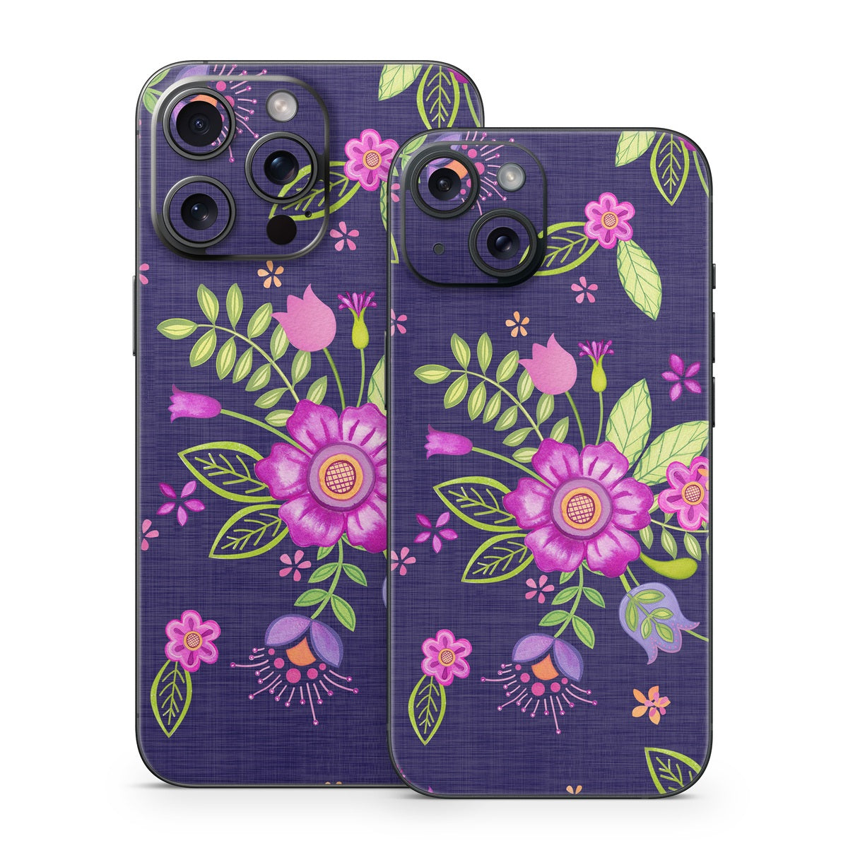 Folk Floral - Apple iPhone 15 Skin