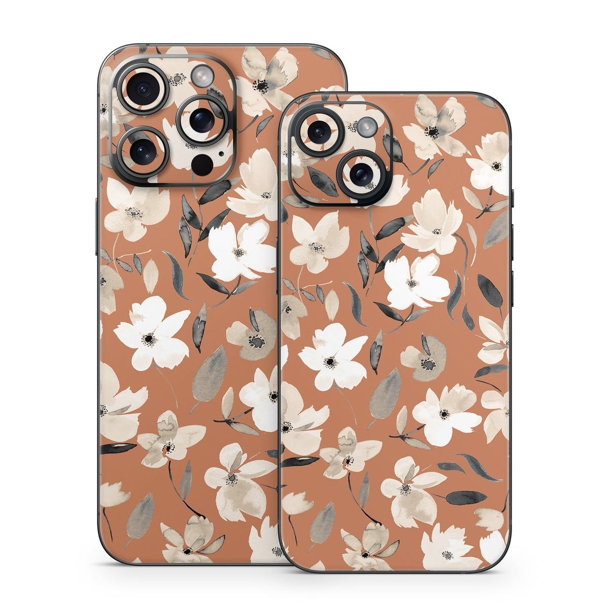Fresh Flowers Copper - Apple iPhone 15 Skin